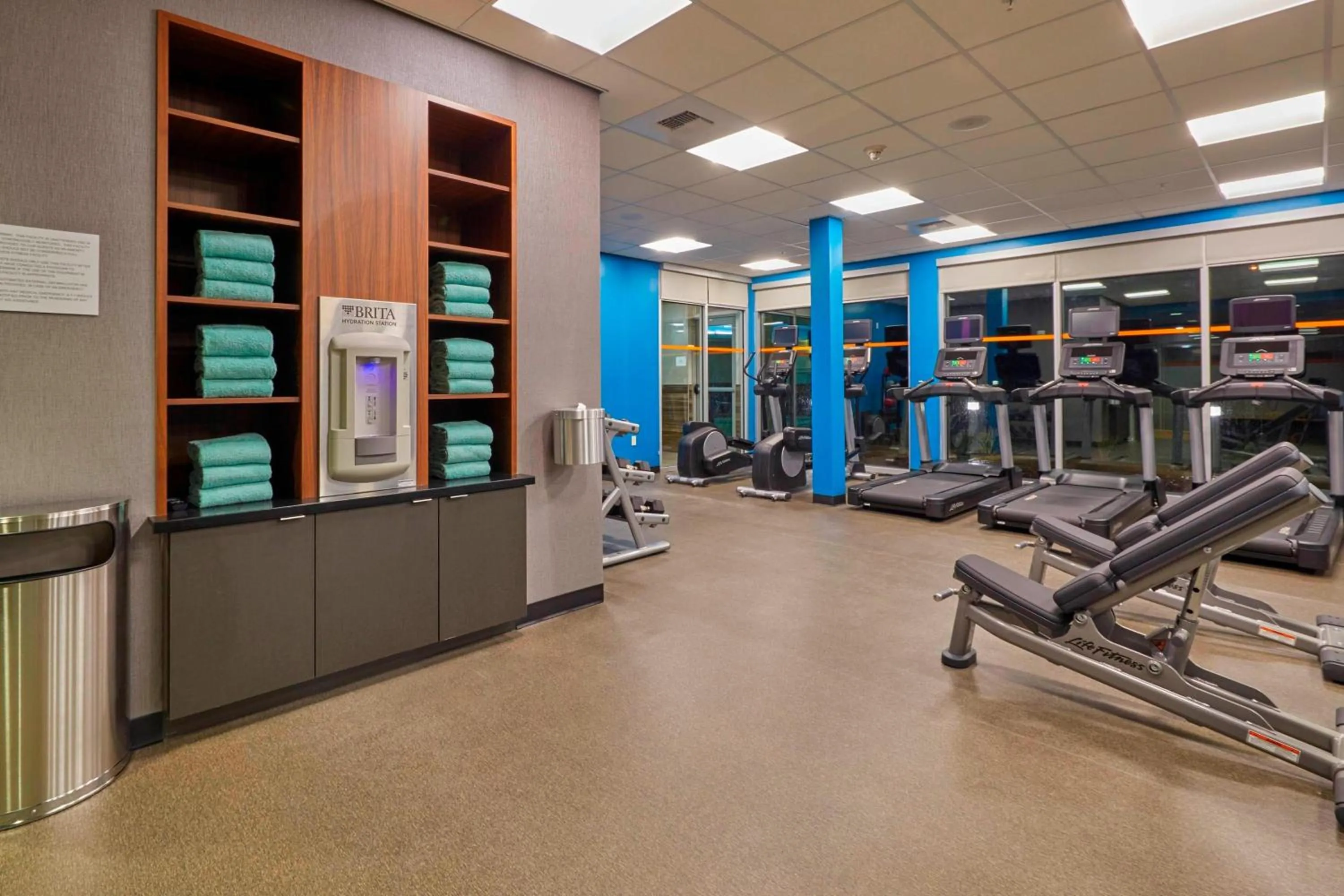 Fitness centre/facilities in Fairfield Inn & Suites by Marriott Grand Mound Centralia