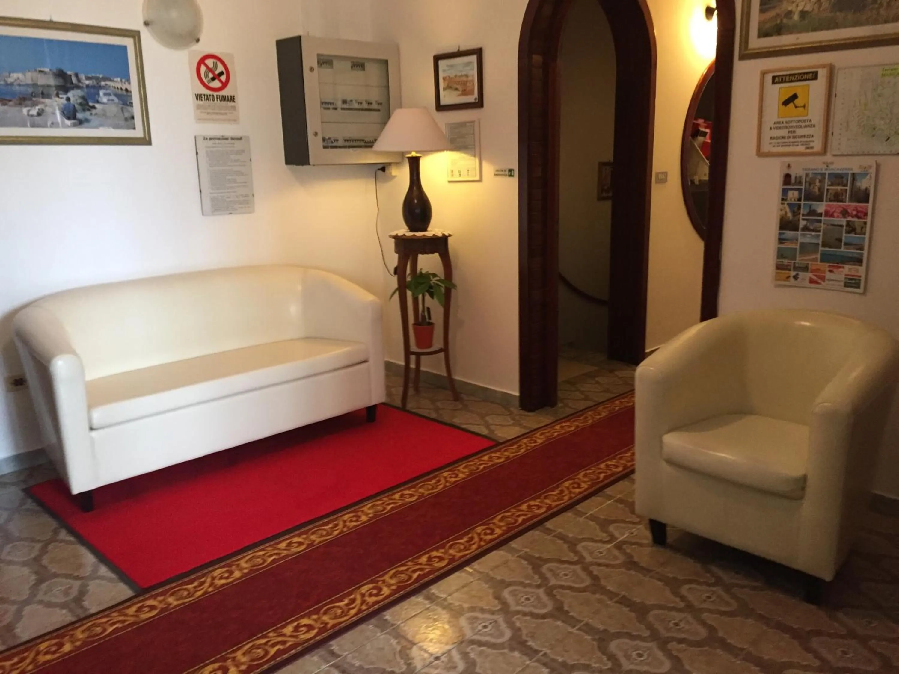 Lobby or reception in Albergo Europa