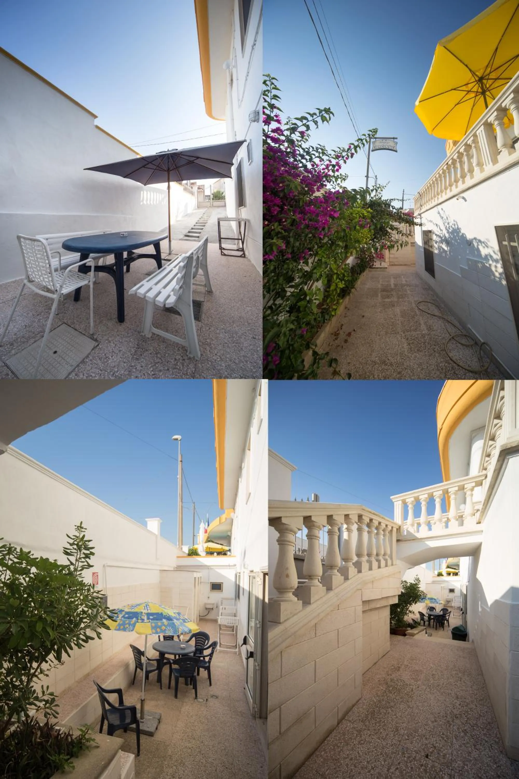Patio in Albergo Europa