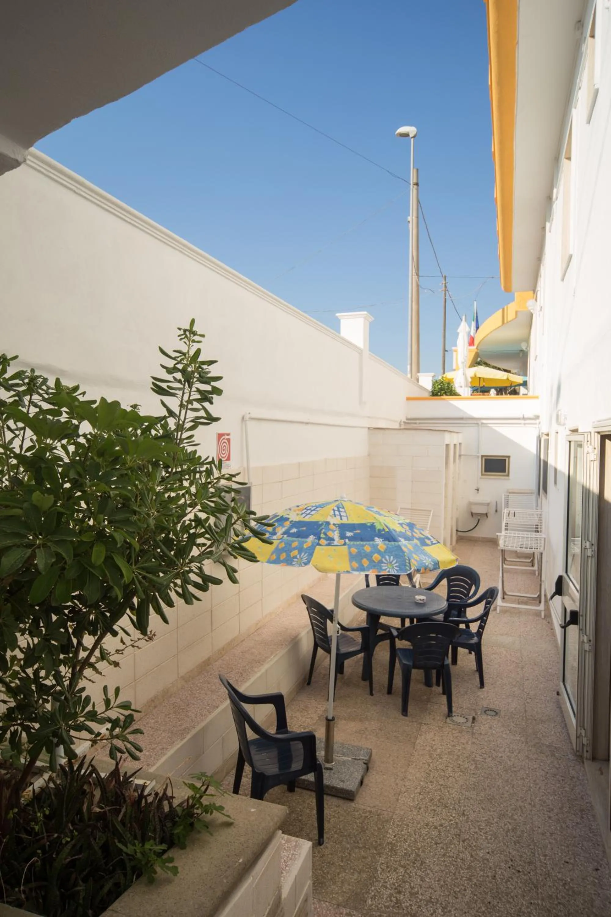 Patio in Albergo Europa