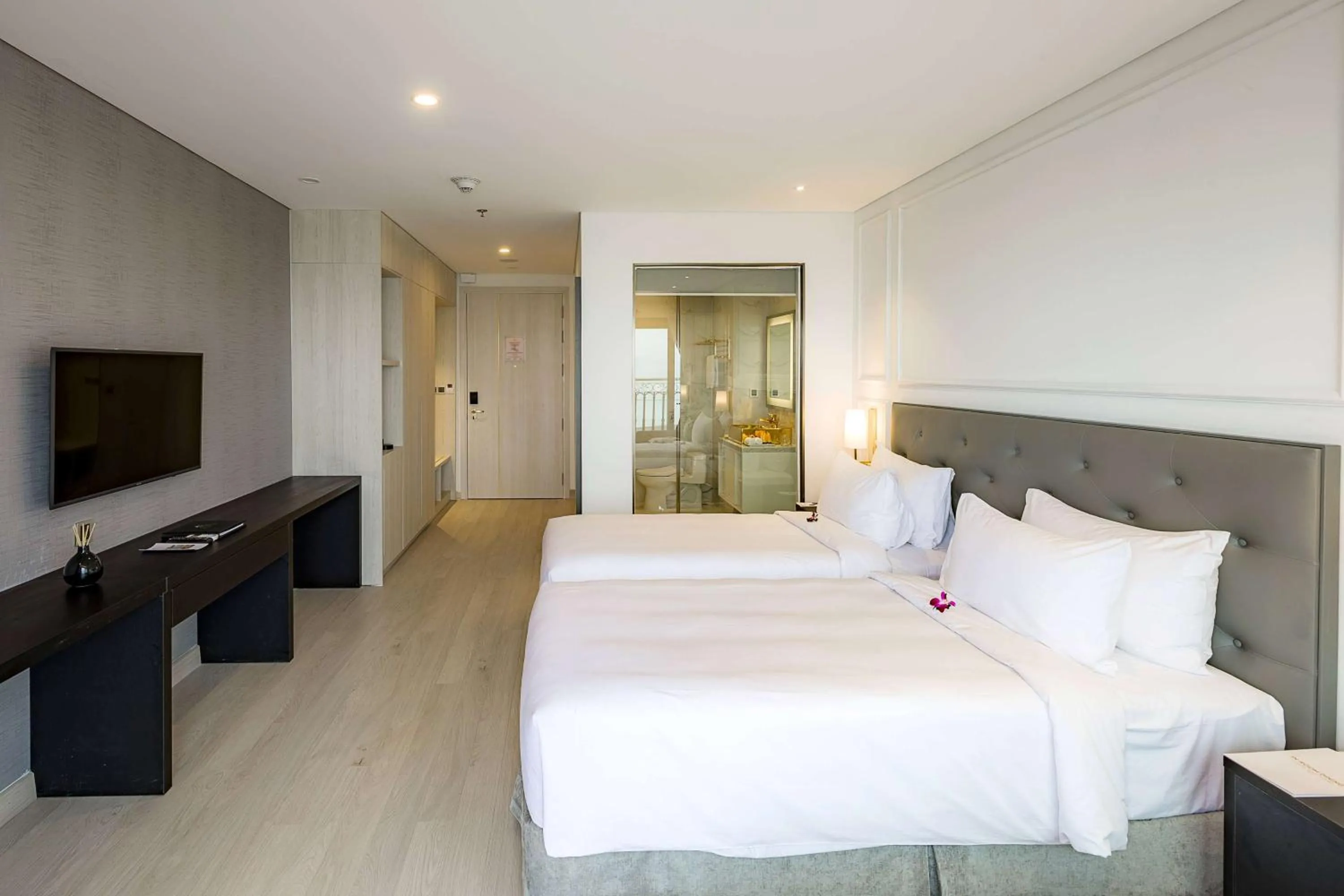 Photo of the whole room, Bed in Wyndham Danang Golden Bay - Free Shuttle Bus to Beach