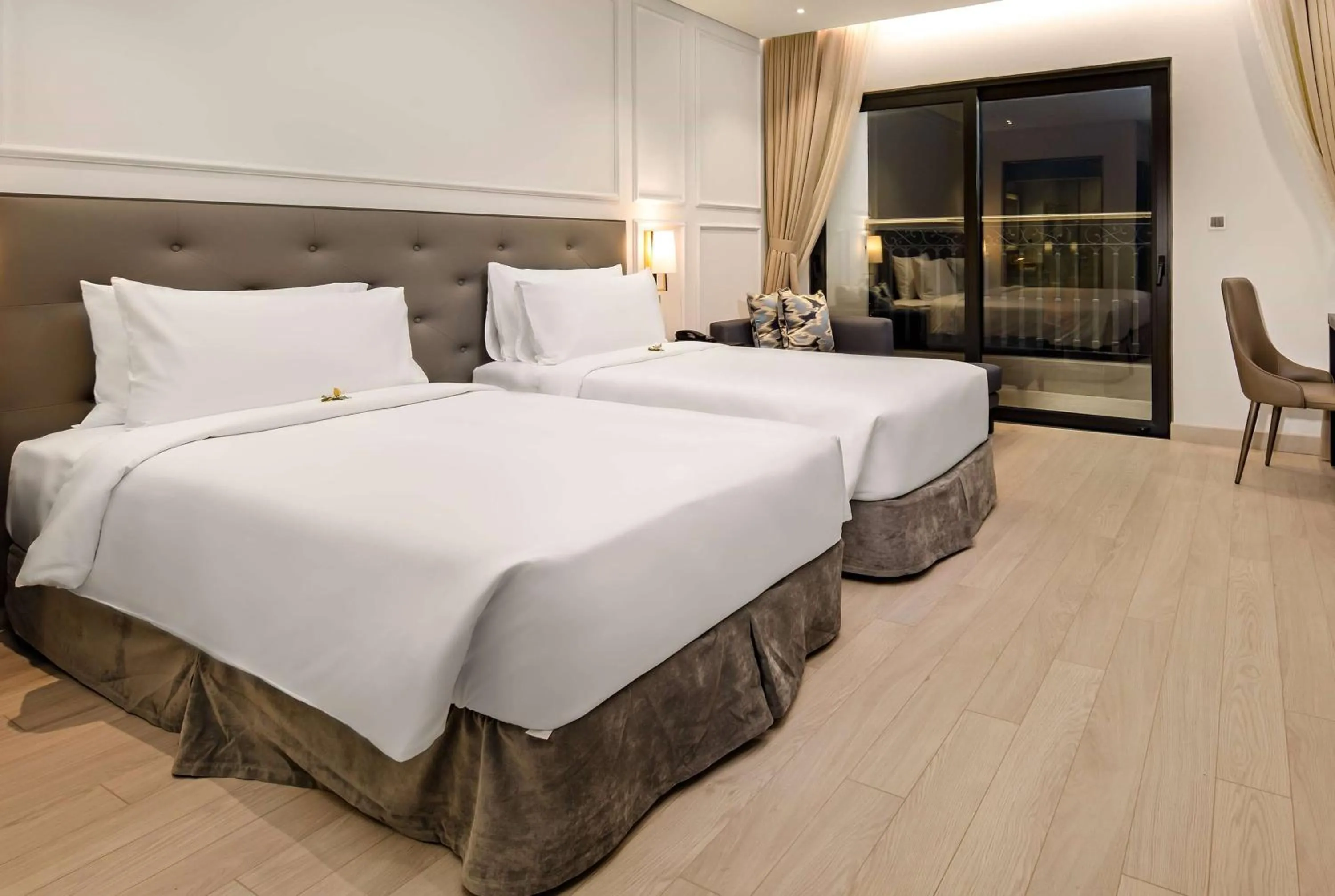 Photo of the whole room, Bed in Wyndham Danang Golden Bay - Free Shuttle Bus to Beach