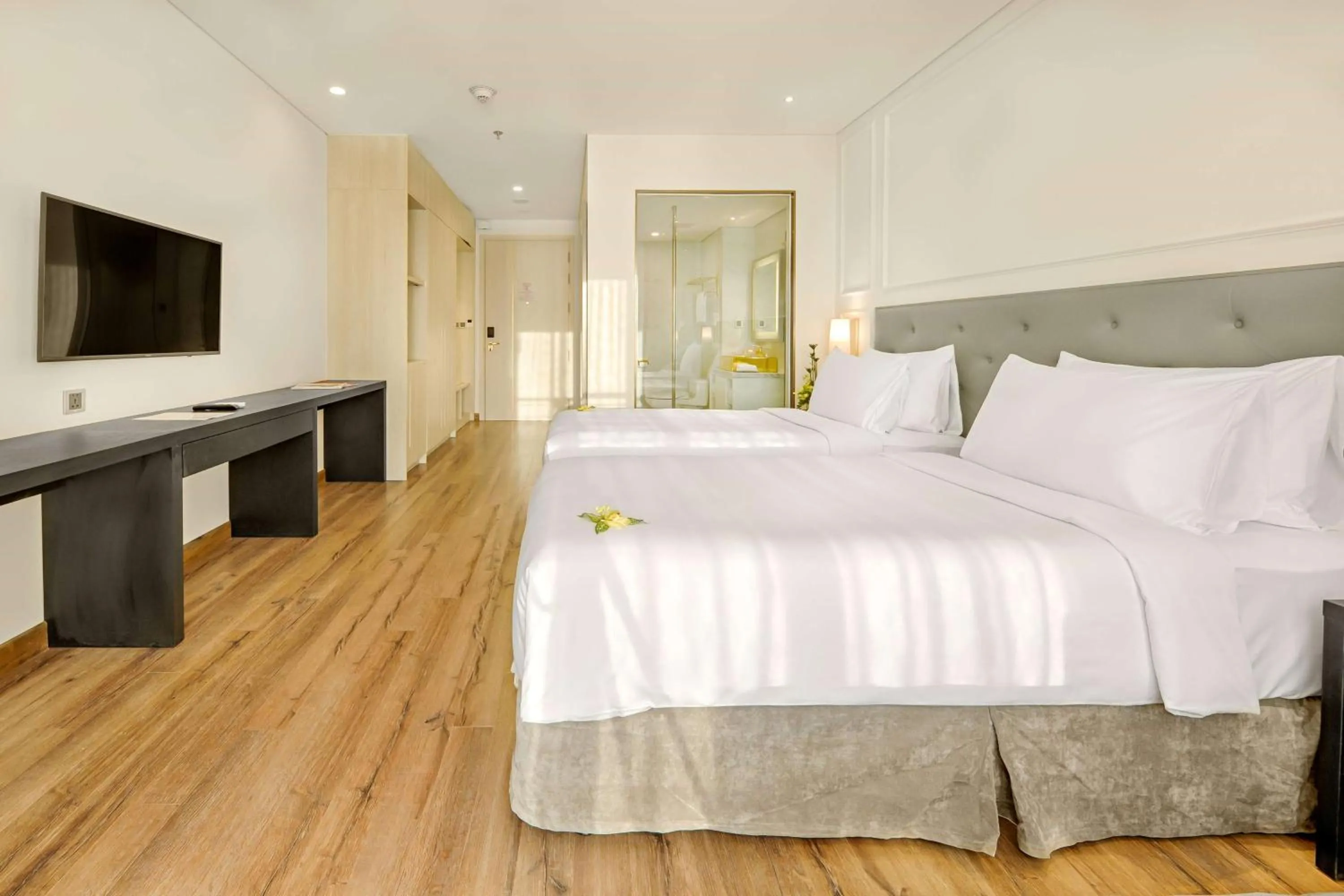 Photo of the whole room, Bed in Wyndham Danang Golden Bay - Free Shuttle Bus to Beach