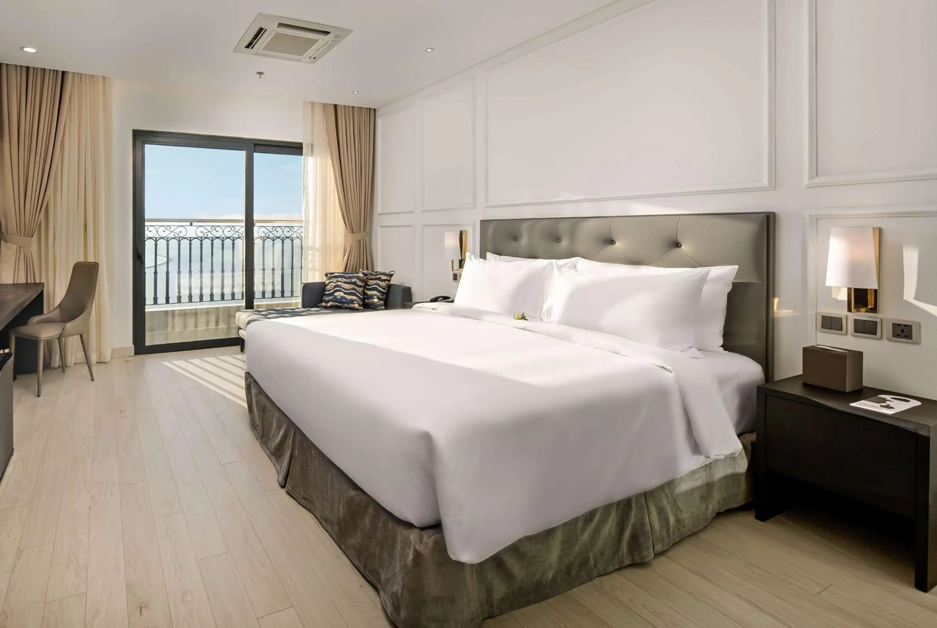 Photo of the whole room, Bed in Wyndham Danang Golden Bay - Free Shuttle Bus to Beach
