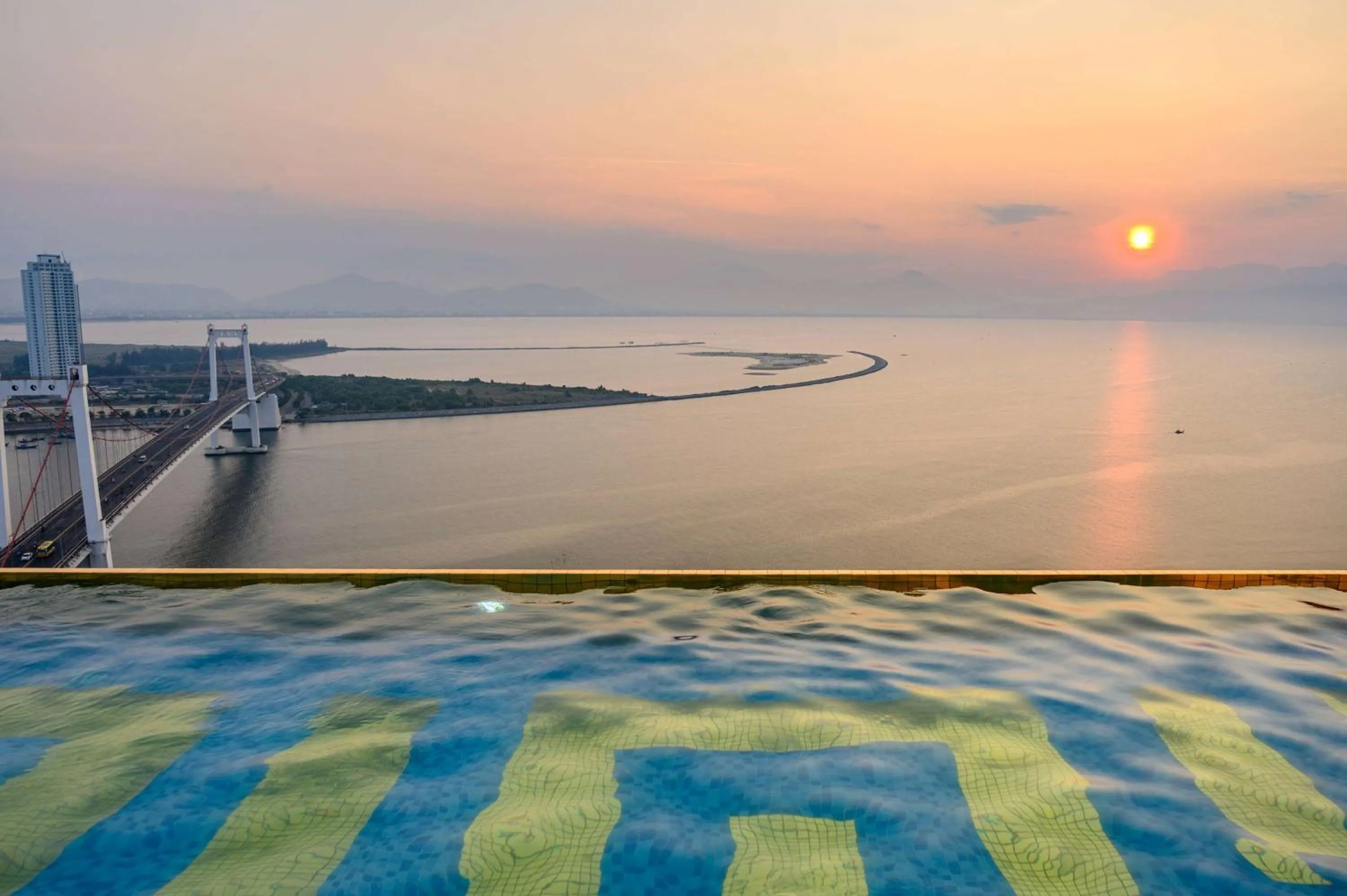 Pool view in Wyndham Danang Golden Bay - Free Shuttle Bus to Beach
