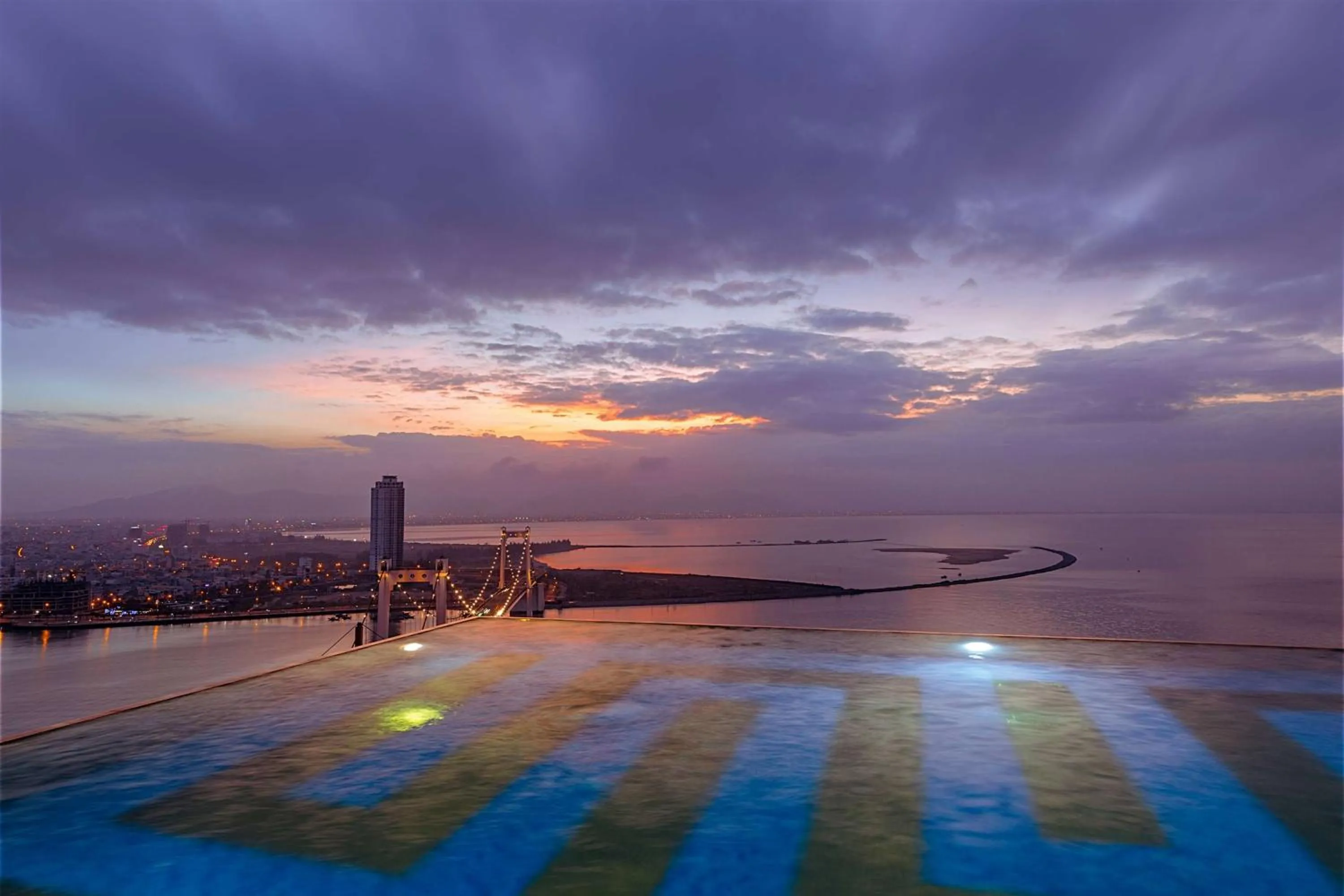 Pool view in Wyndham Danang Golden Bay - Free Shuttle Bus to Beach