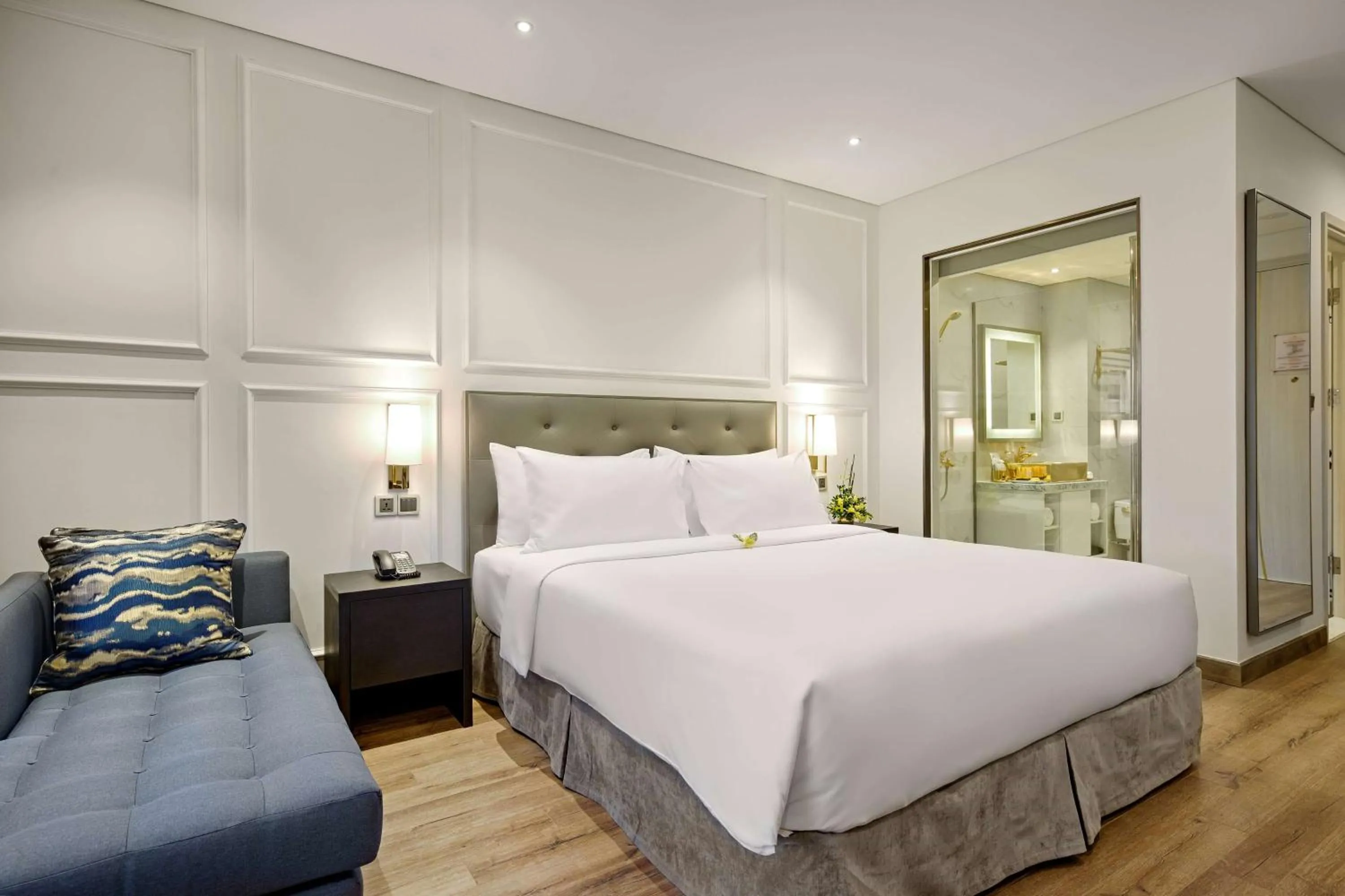 Photo of the whole room, Bed in Wyndham Danang Golden Bay - Free Shuttle Bus to Beach