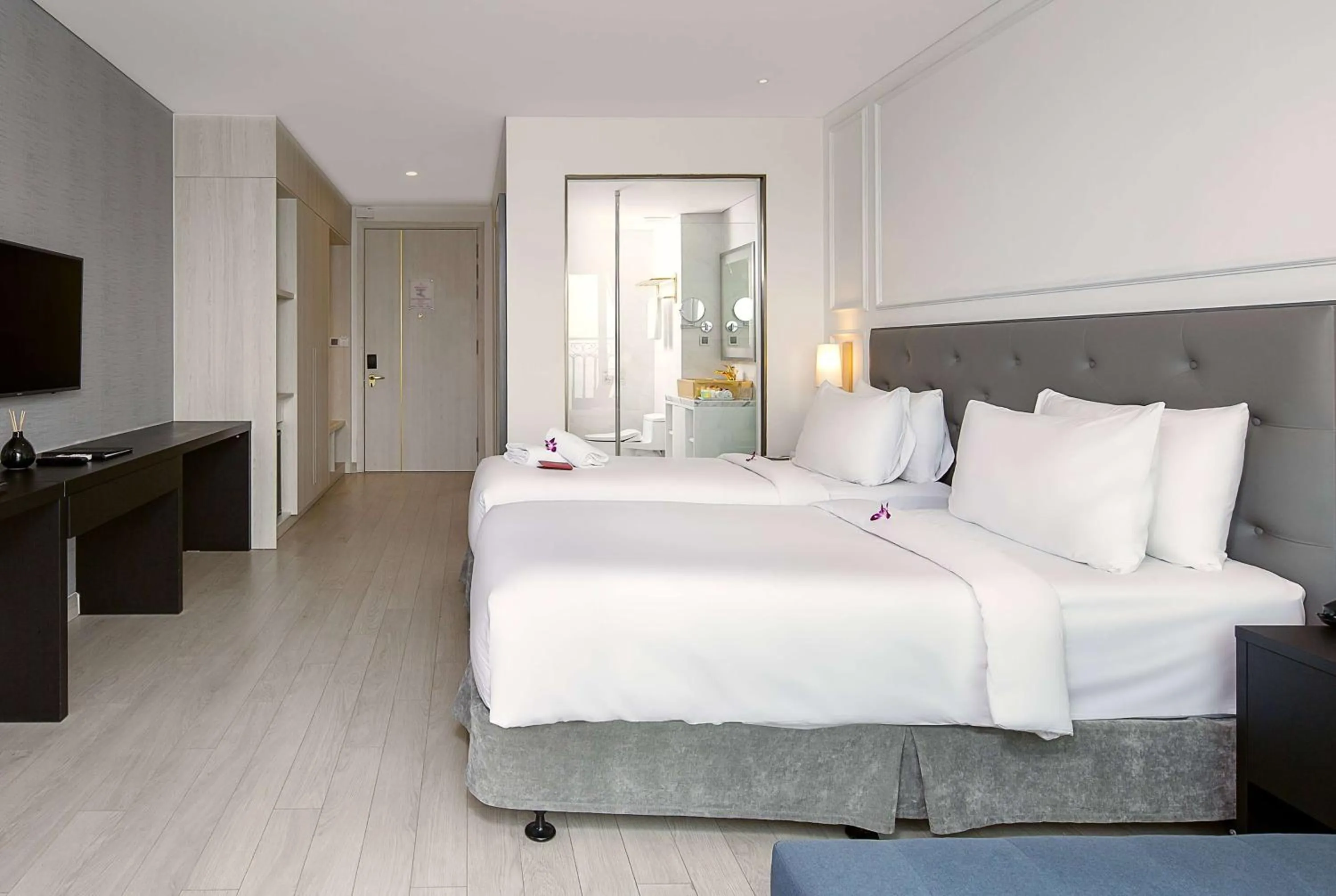 Photo of the whole room, Bed in Wyndham Danang Golden Bay - Free Shuttle Bus to Beach