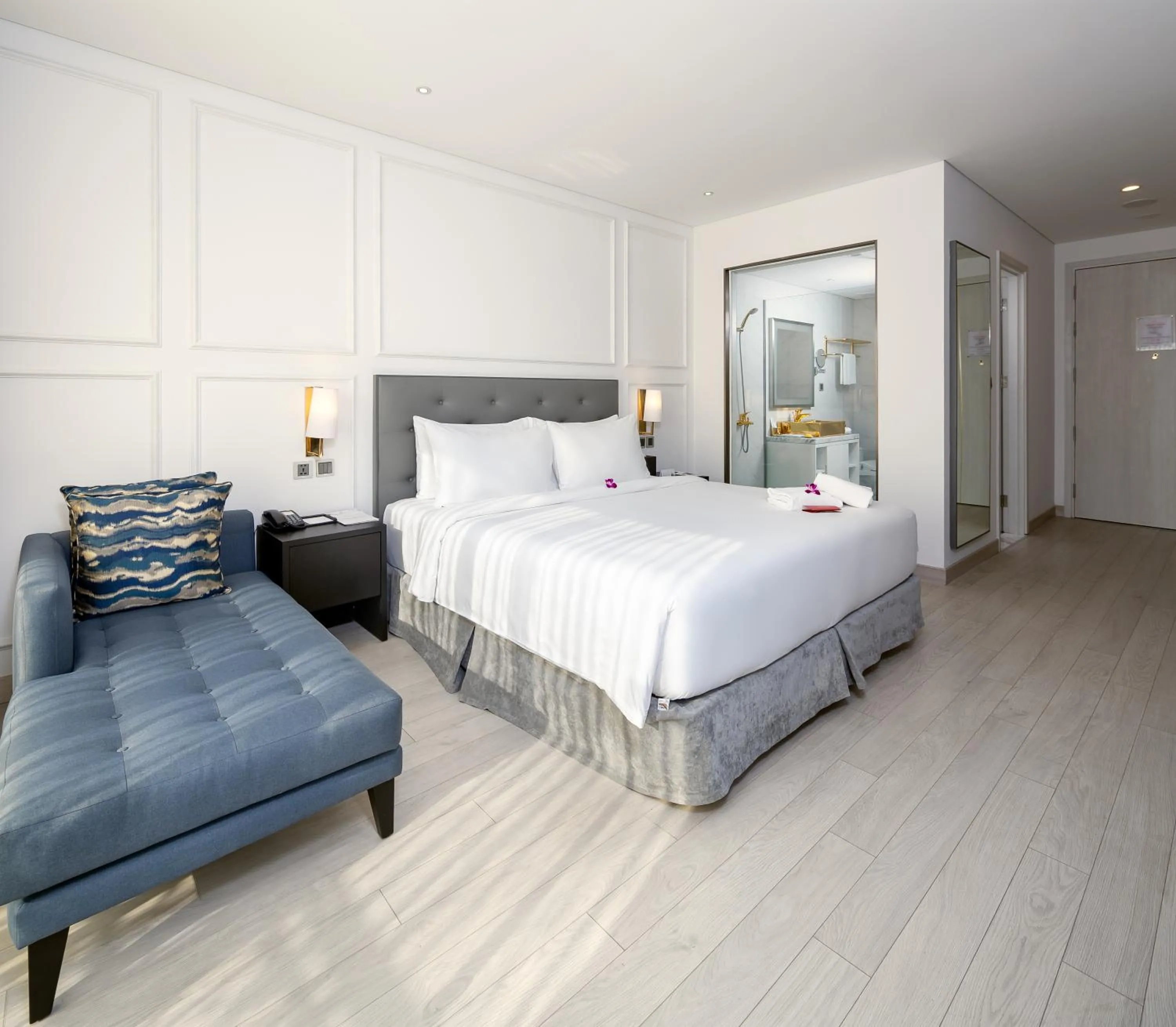 Bedroom, Bed in Wyndham Danang Golden Bay - Free Shuttle Bus to Beach