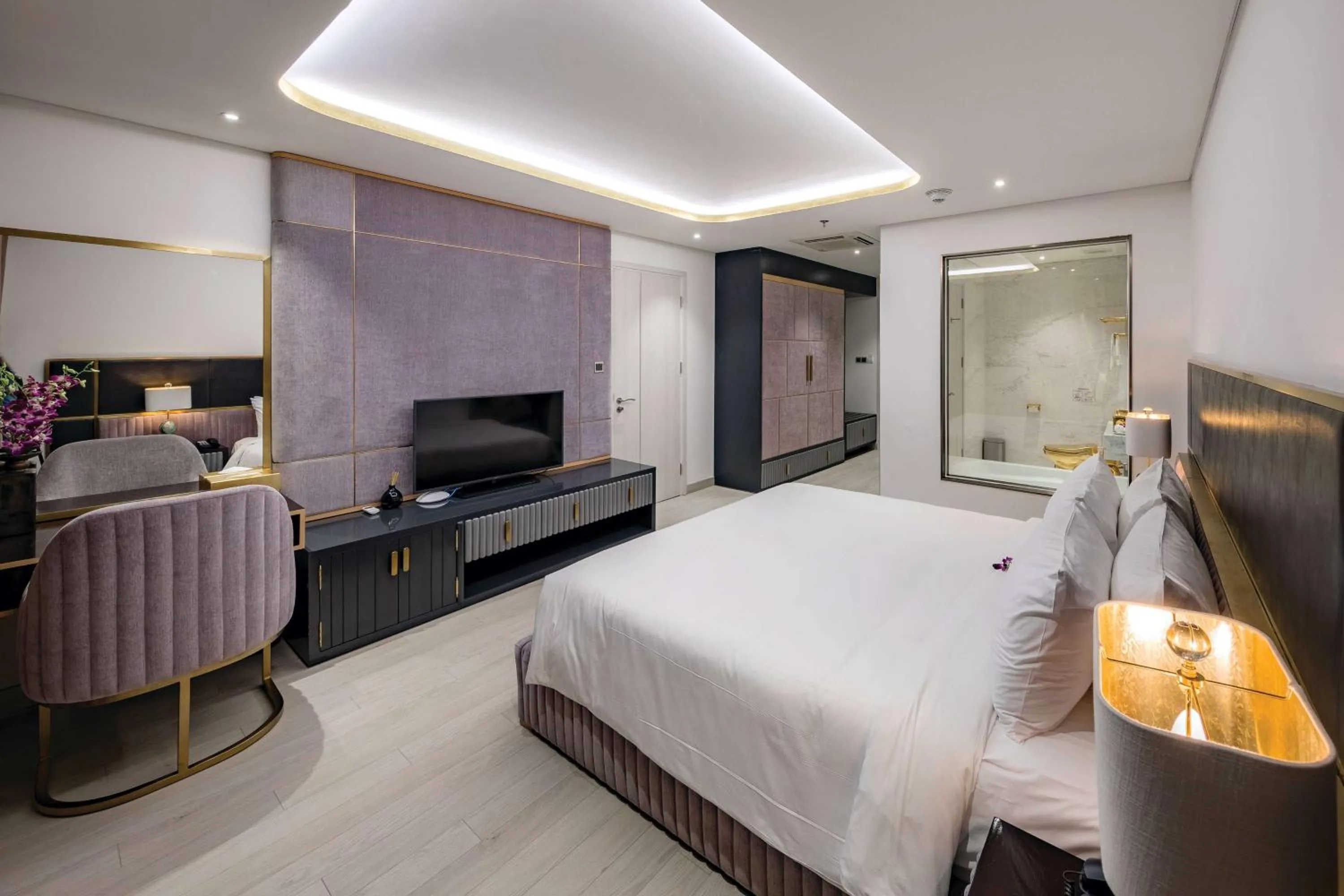 Photo of the whole room, Bed in Wyndham Danang Golden Bay - Free Shuttle Bus to Beach