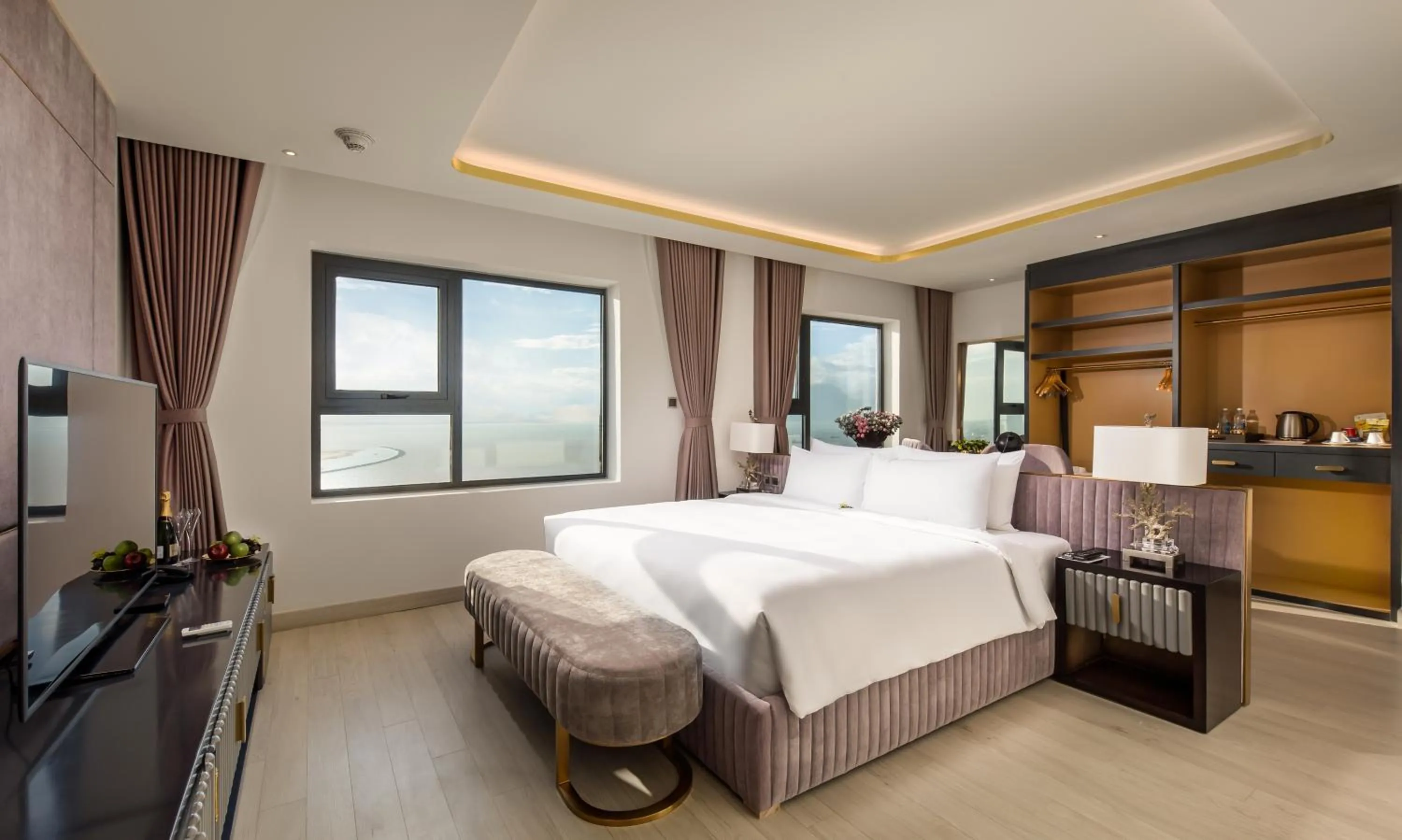 Bedroom, Bed in Wyndham Danang Golden Bay - Free Shuttle Bus to Beach