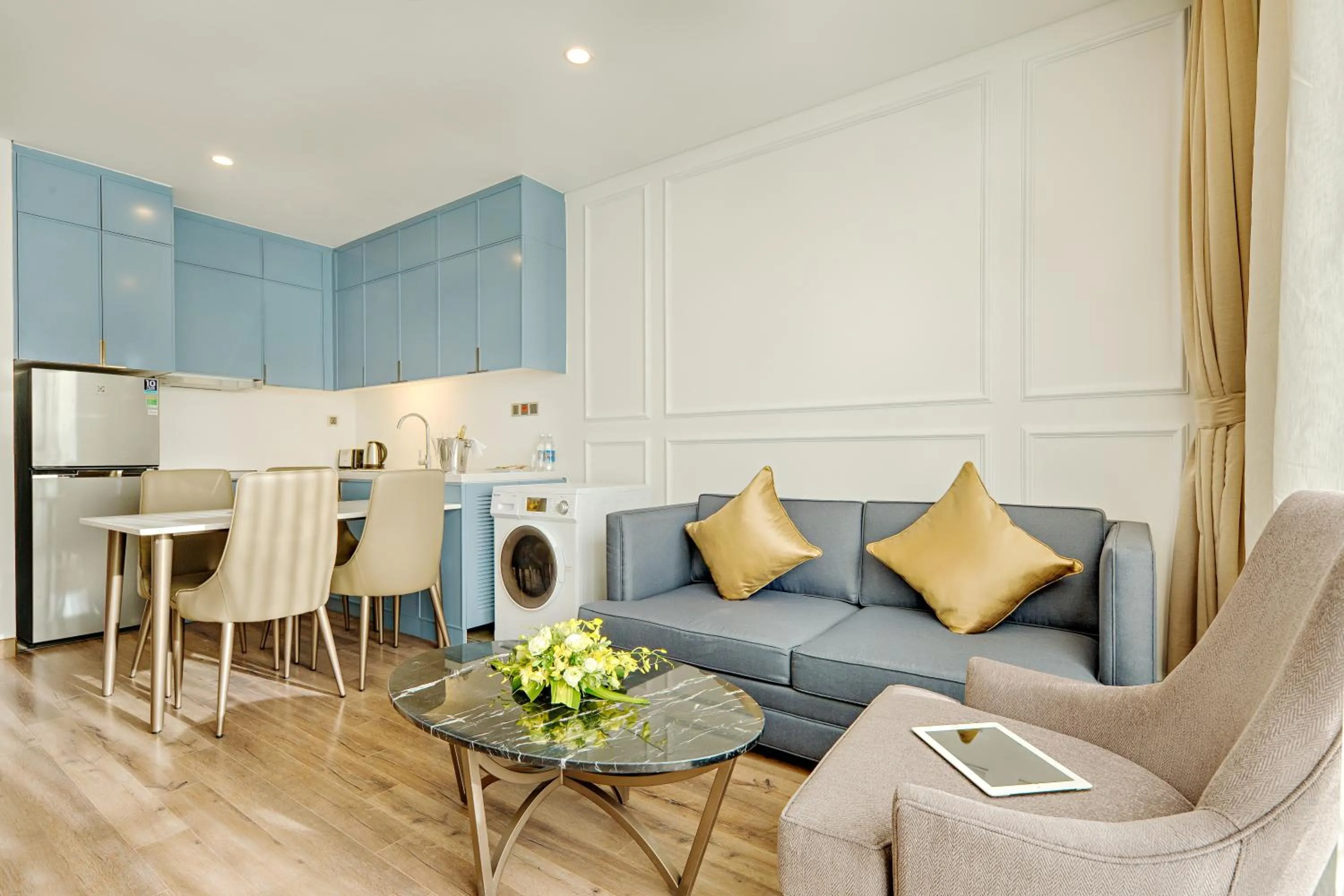 Living room in Wyndham Danang Golden Bay - Free Shuttle Bus to Beach