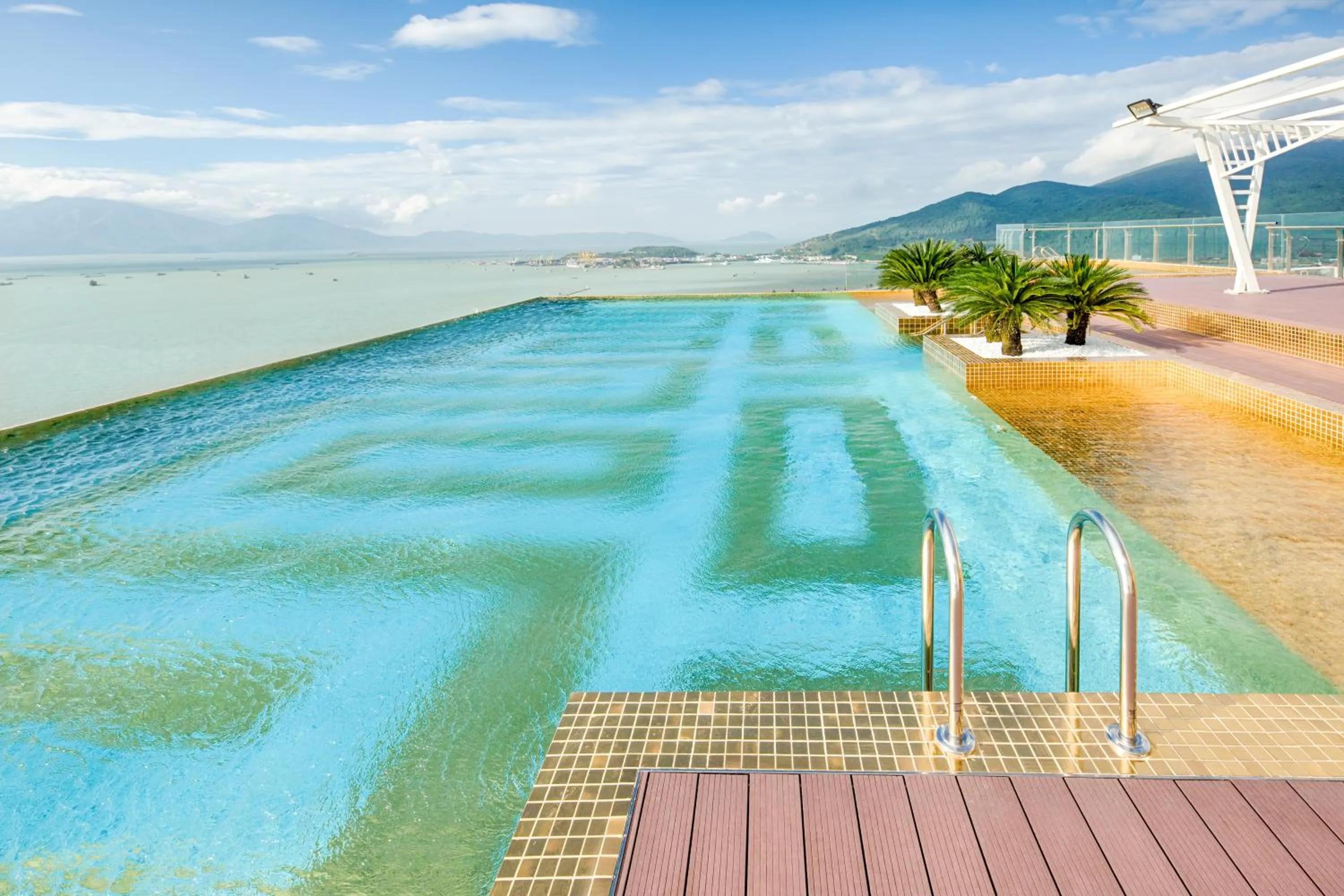 Swimming pool in Wyndham Danang Golden Bay - Free Shuttle Bus to Beach