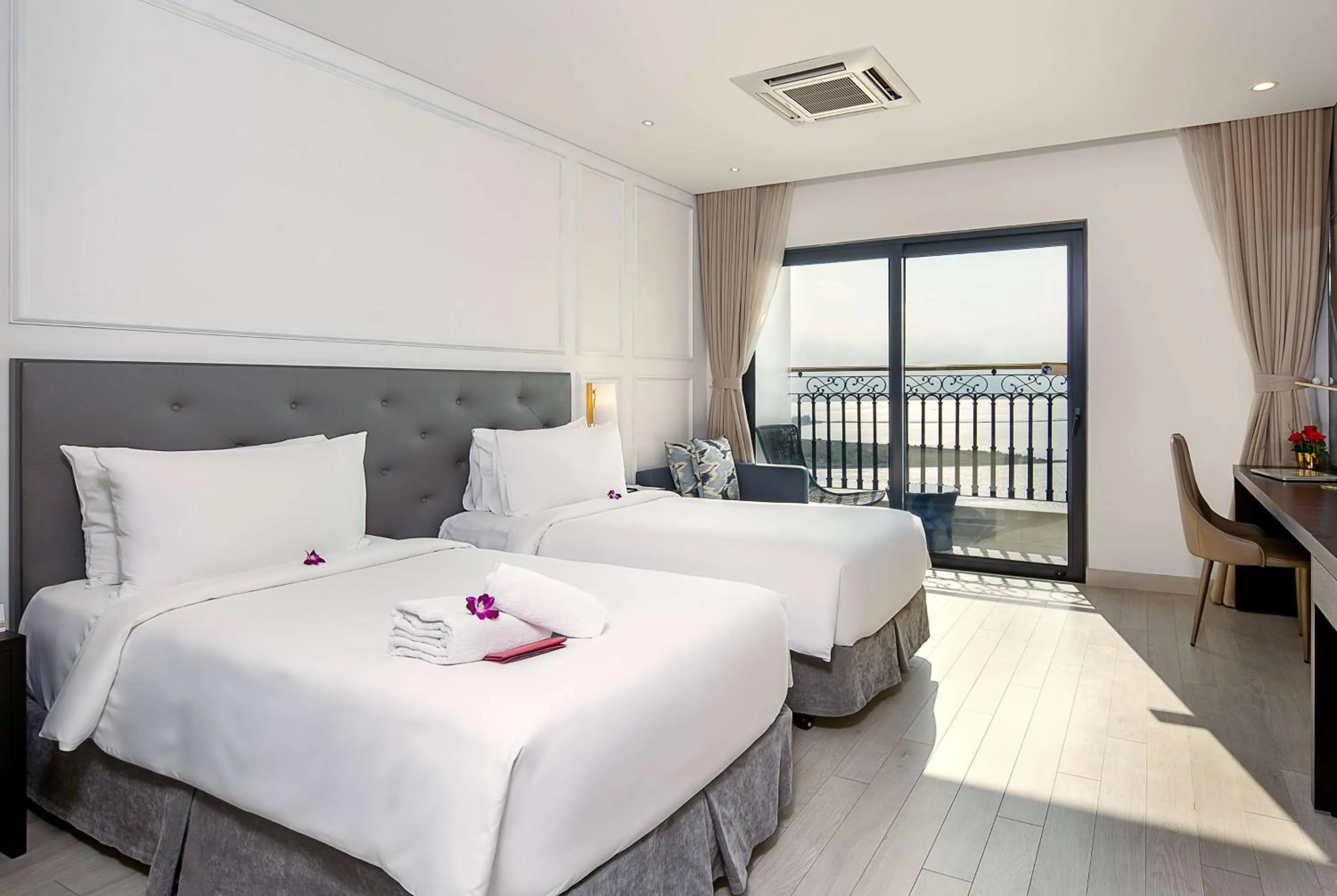 Photo of the whole room, Bed in Wyndham Danang Golden Bay - Free Shuttle Bus to Beach