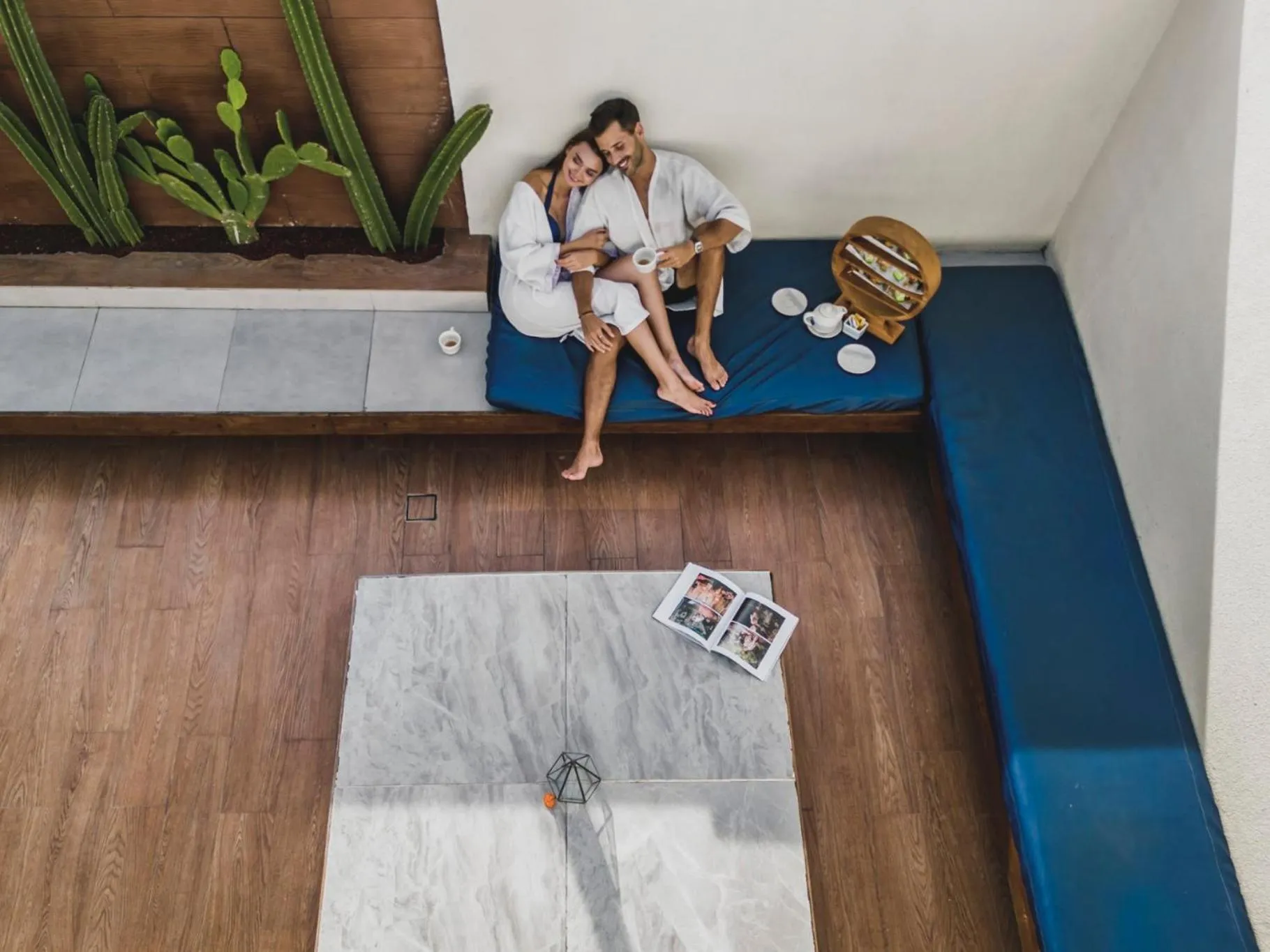 Living room in Sana Vie Villa Seminyak by Ini Vie Hospitality