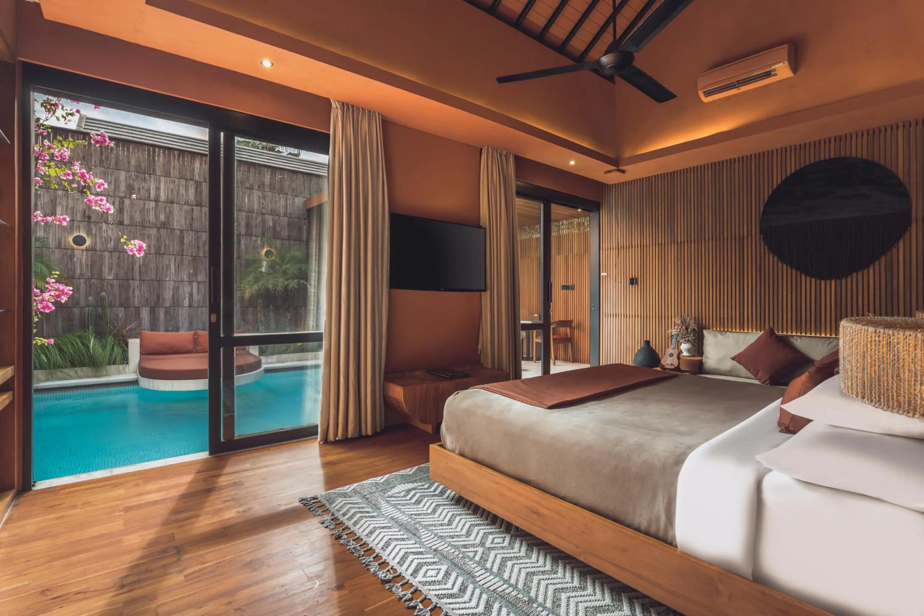 Bedroom, Bed in Sana Vie Villa Seminyak by Ini Vie Hospitality