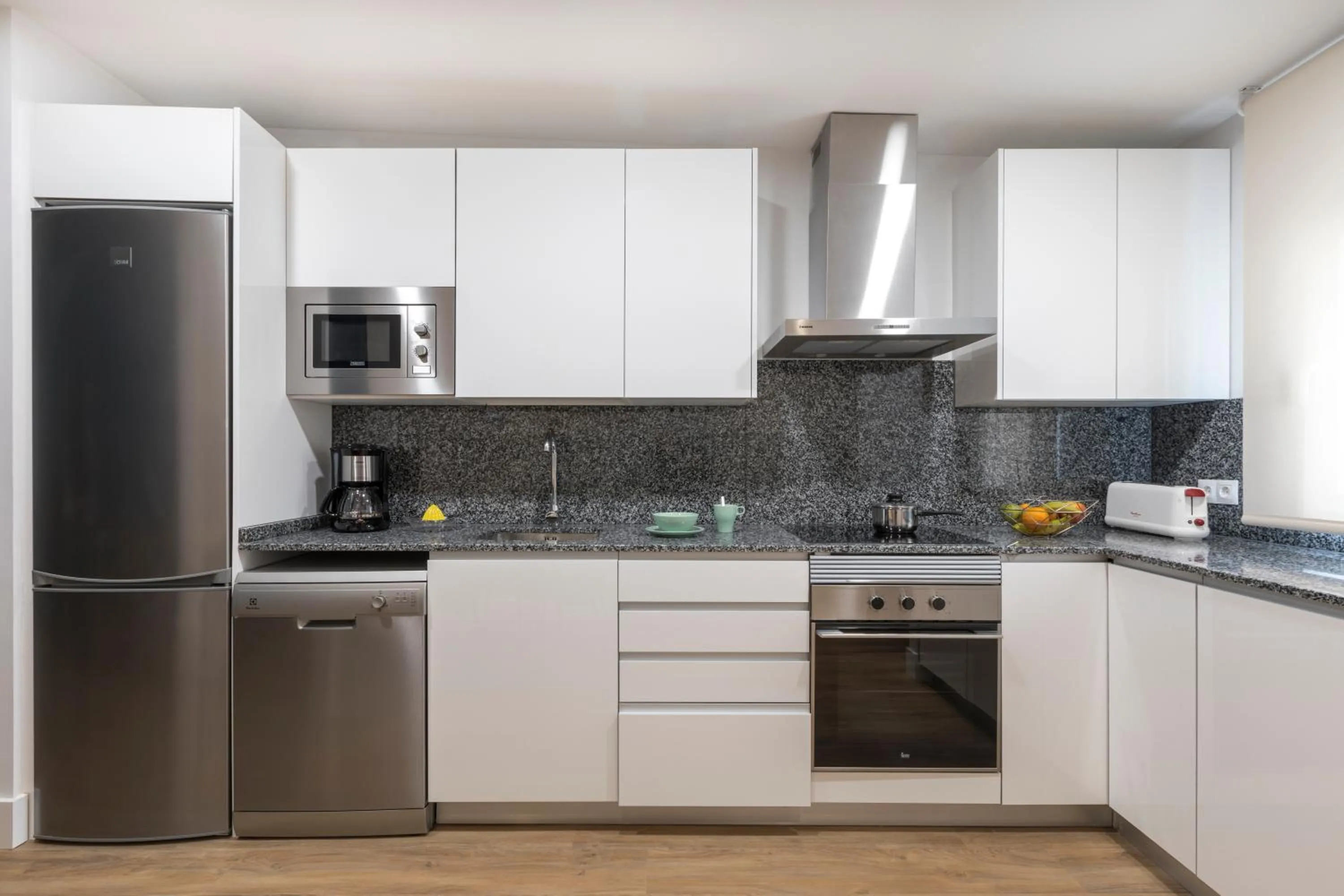 Kitchen or kitchenette in Slow Suites Bellas Artes