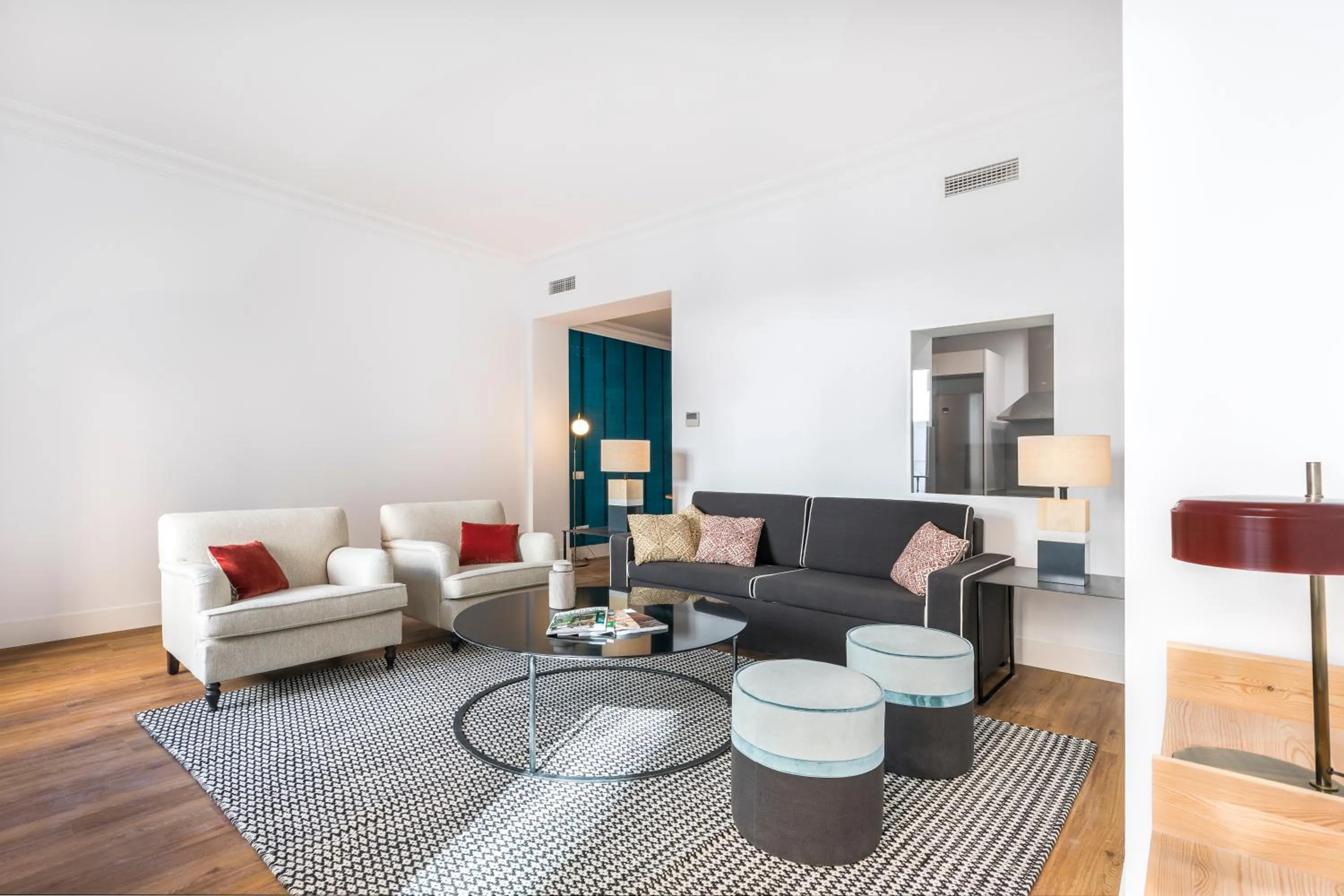 Living room in Slow Suites Bellas Artes