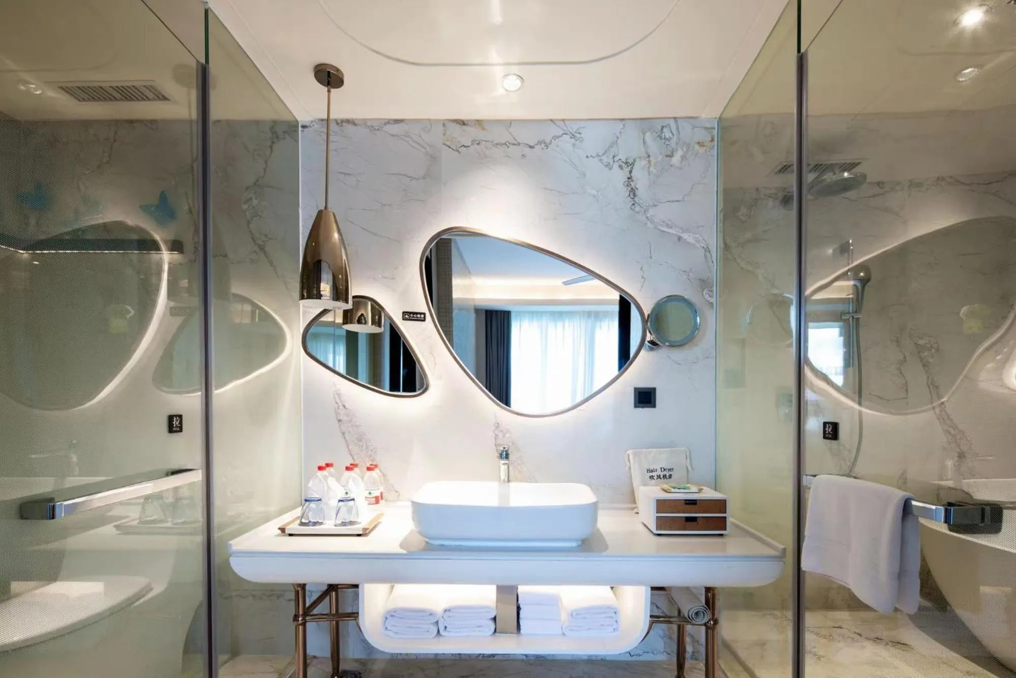 Bathroom in 三亚鹿回头蔚景温德姆酒店