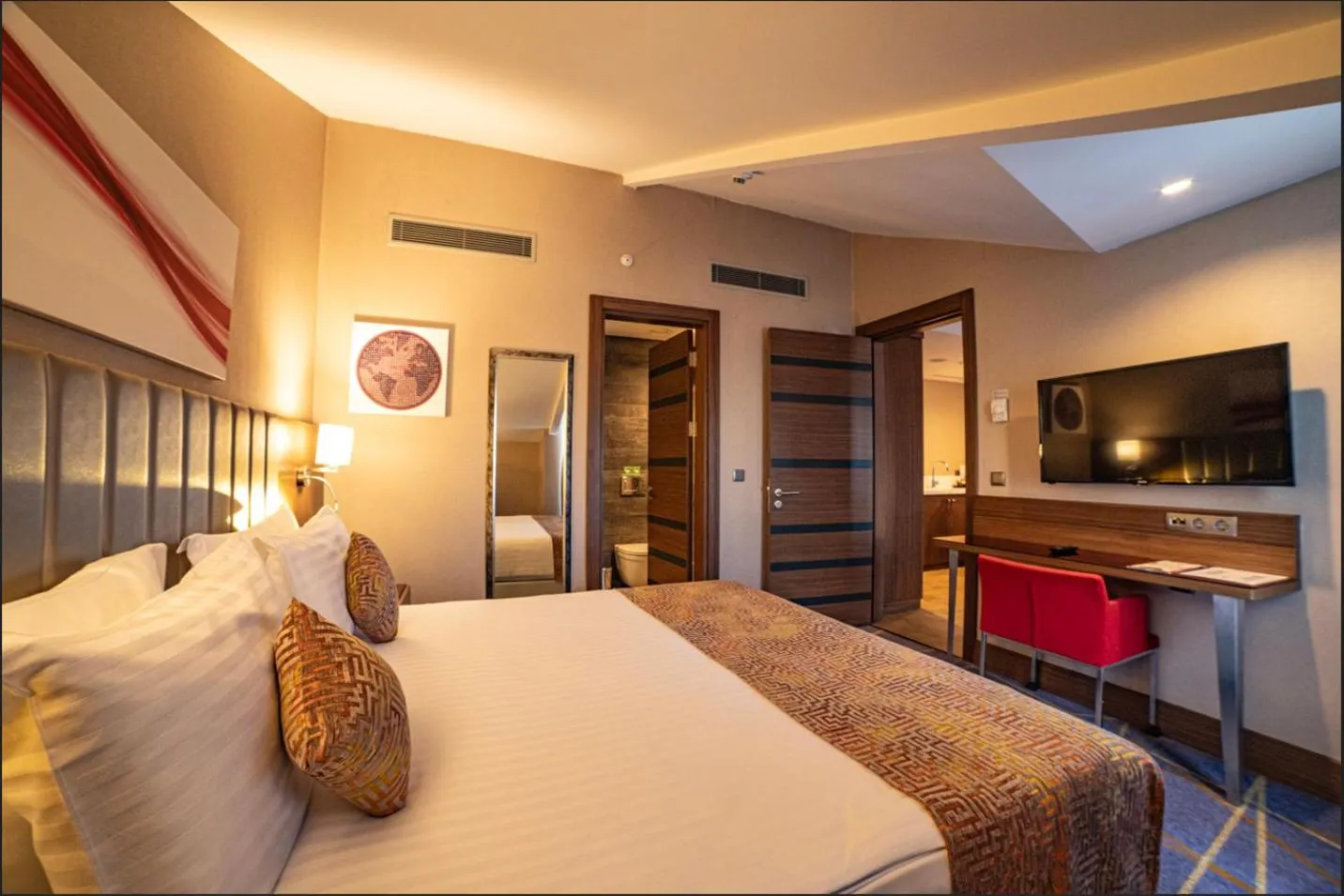 Bed in Ramada by Wyndham Istanbul Alibeykoy