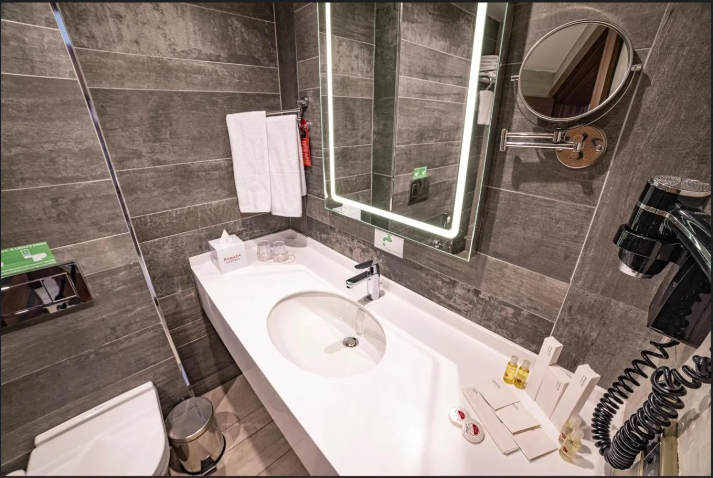 Shower in Ramada by Wyndham Istanbul Alibeykoy