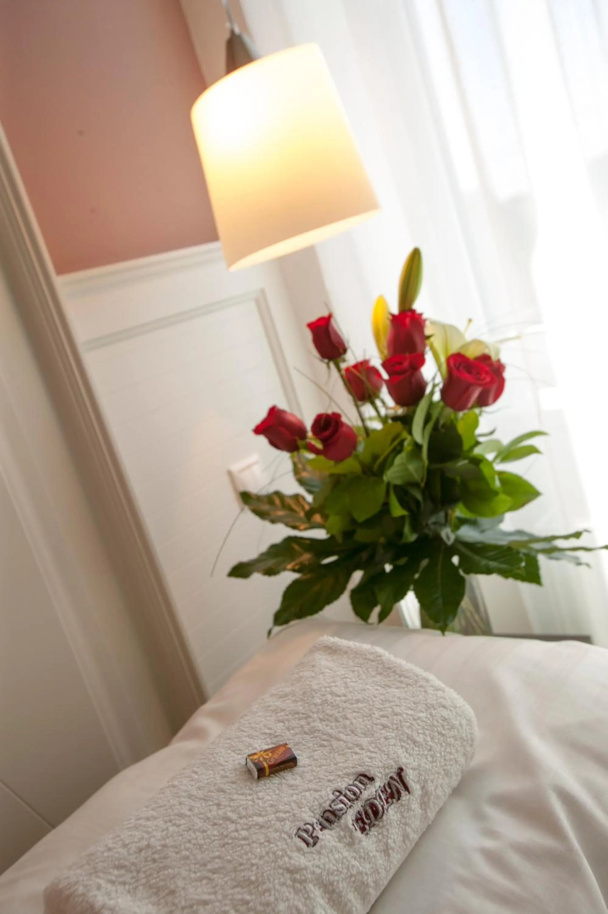 Decorative detail, Bed in Pension Eden