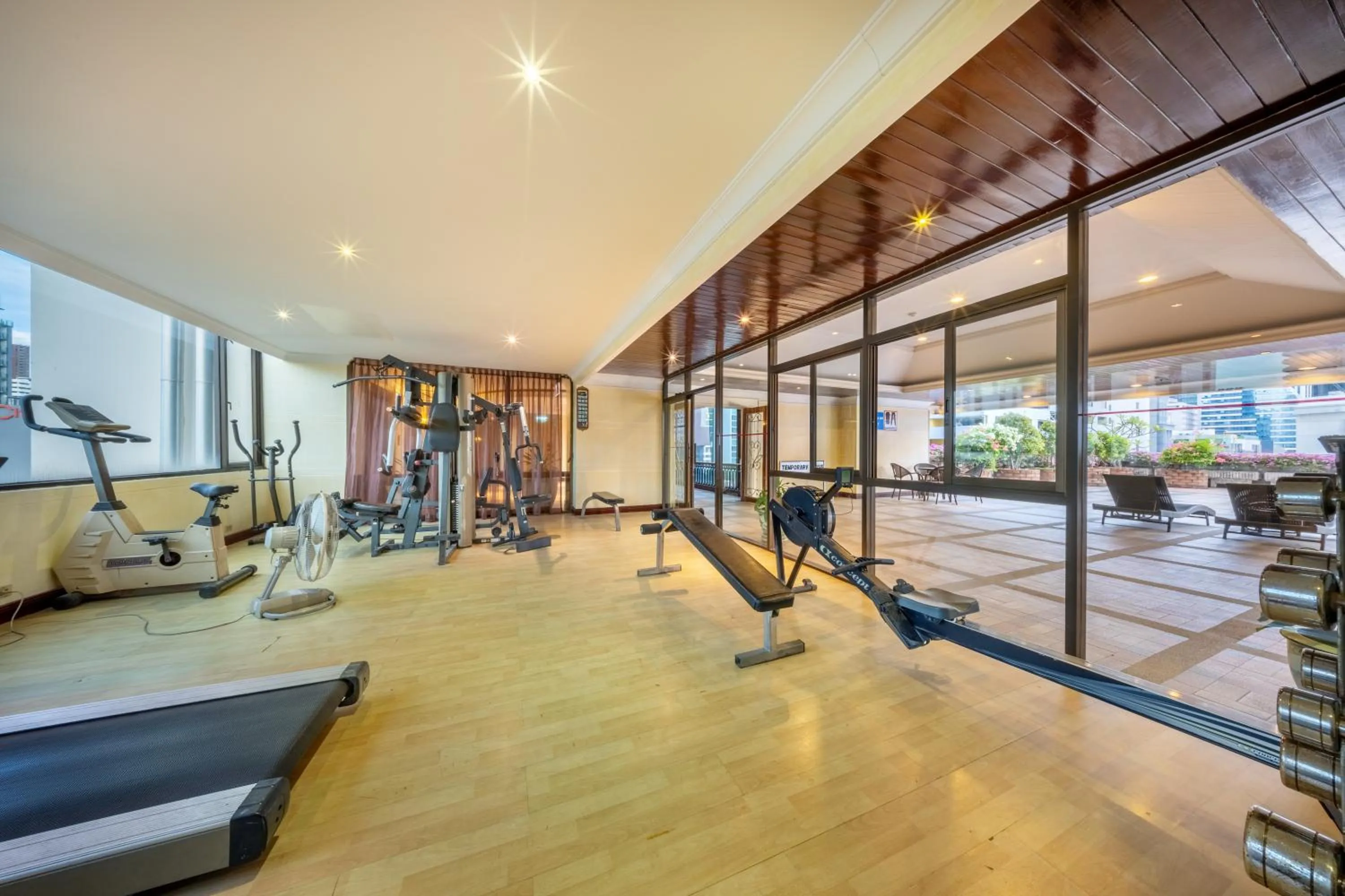 Fitness centre/facilities in Royal Benja Hotel - Big Room Family-Friendly