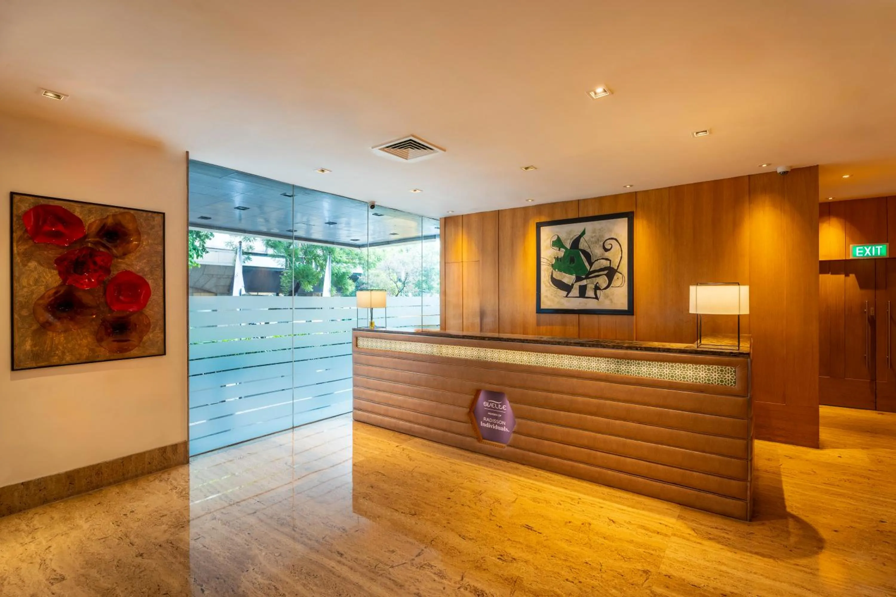 Lobby or reception in Svelte Delhi, a member of Radisson Individuals