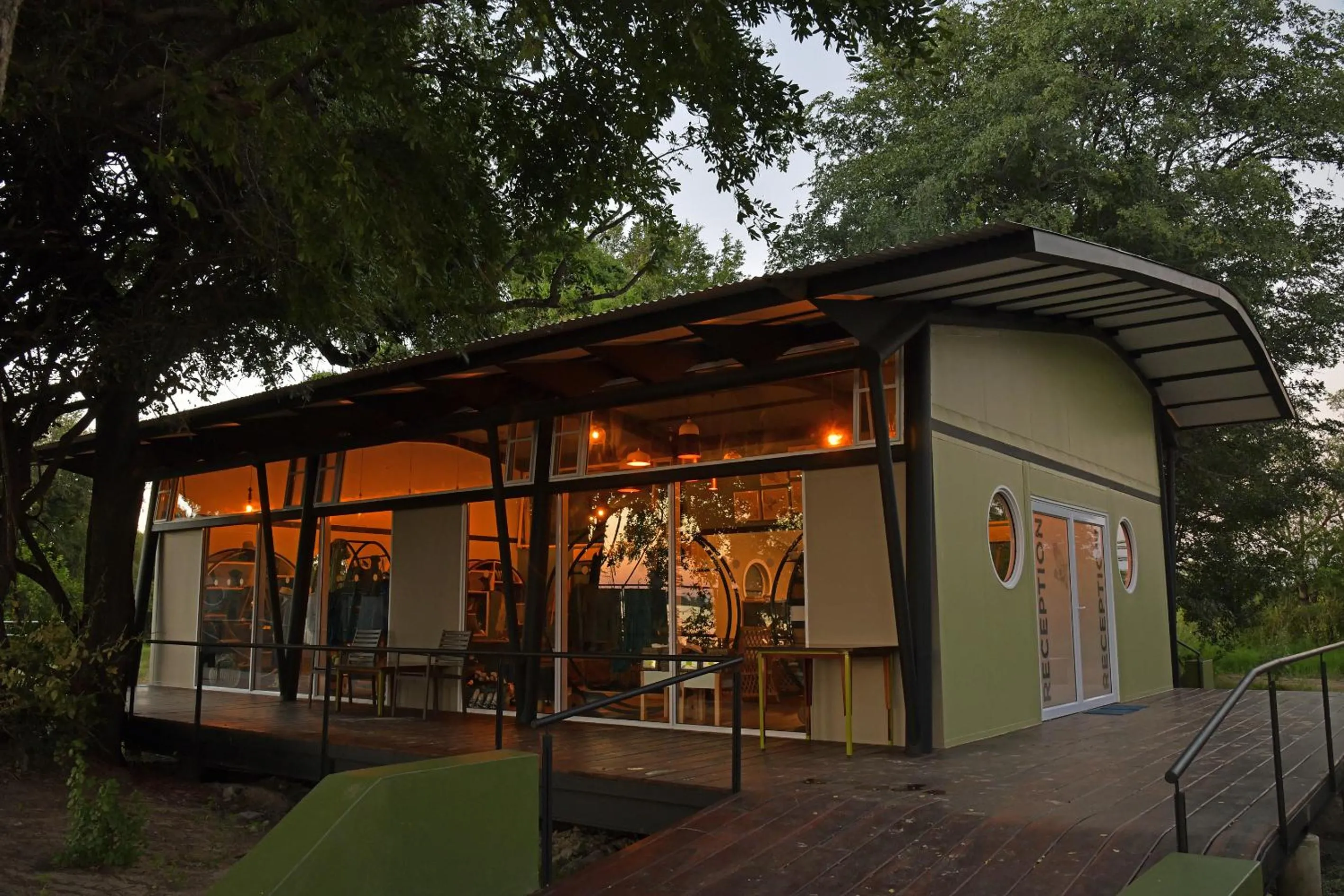 Property building in Zambezi Mubala Lodge