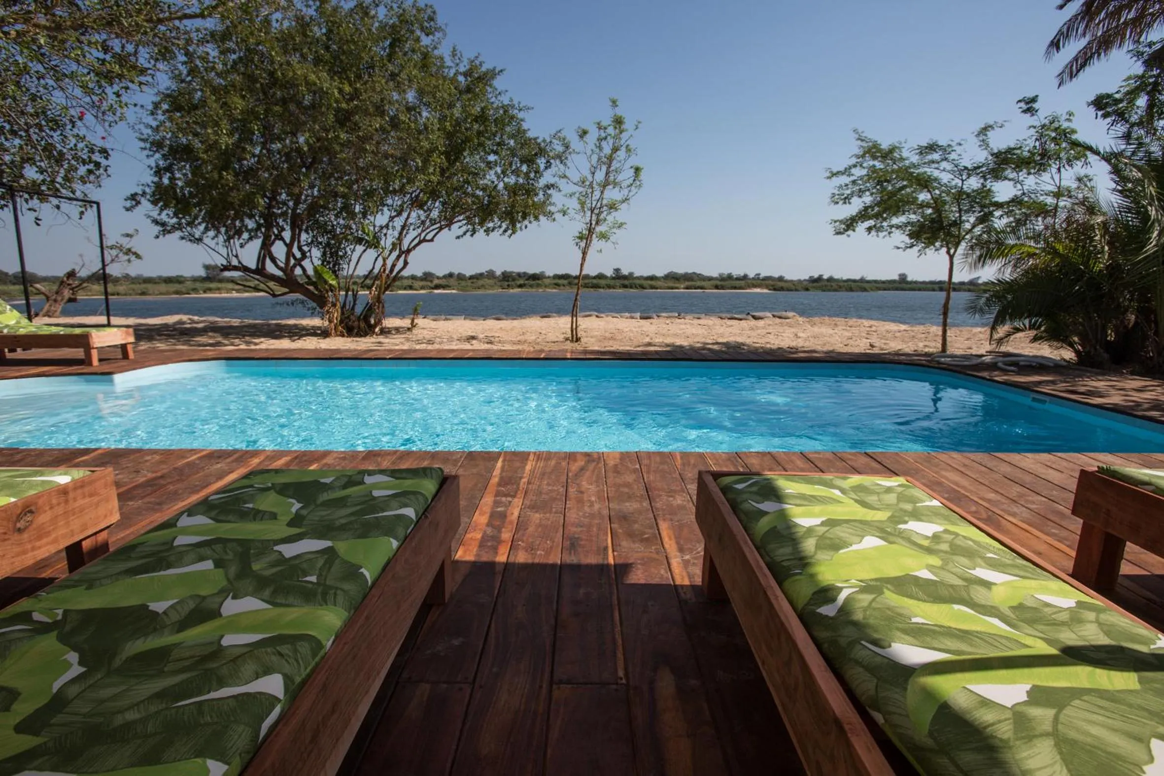 Patio in Zambezi Mubala Lodge