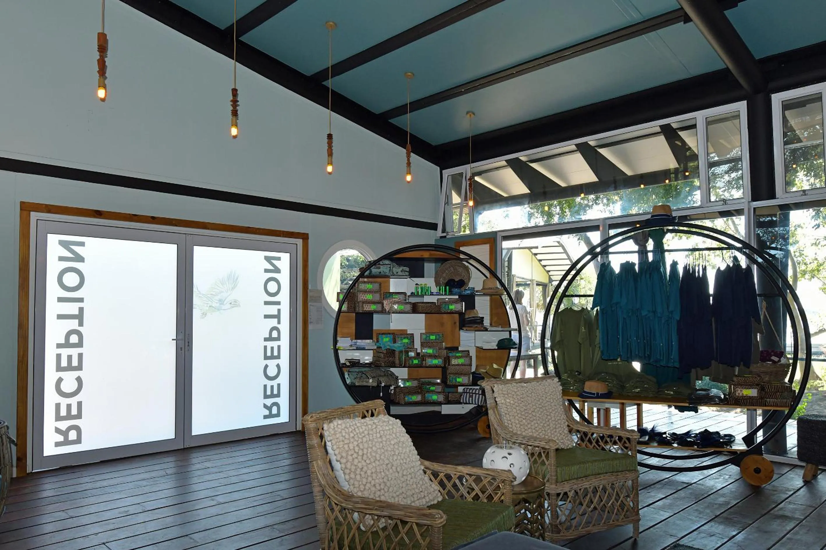 On-site shops in Zambezi Mubala Lodge