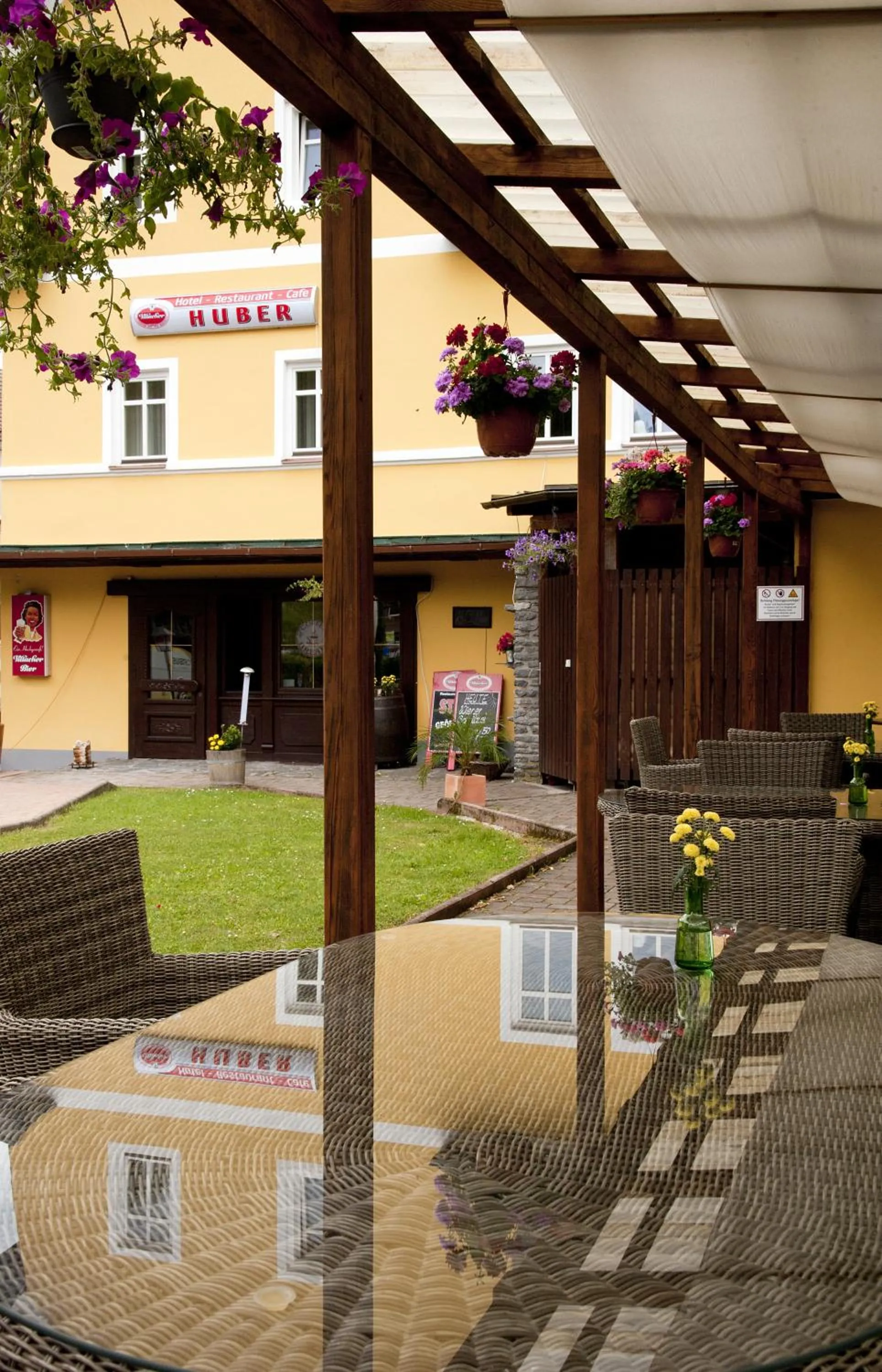 Balcony/Terrace in Hotel Villa Huber