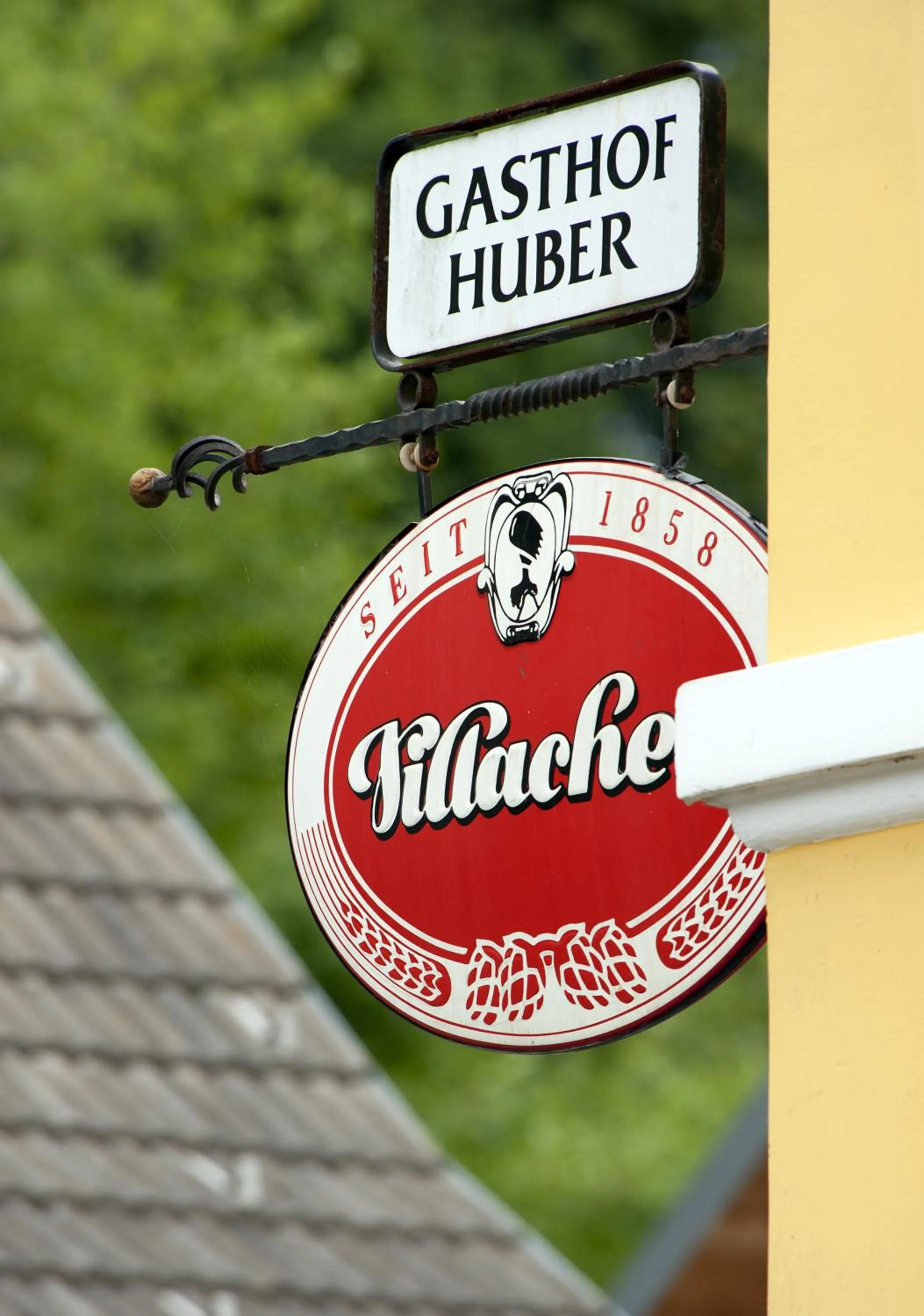 Decorative detail in Hotel Villa Huber