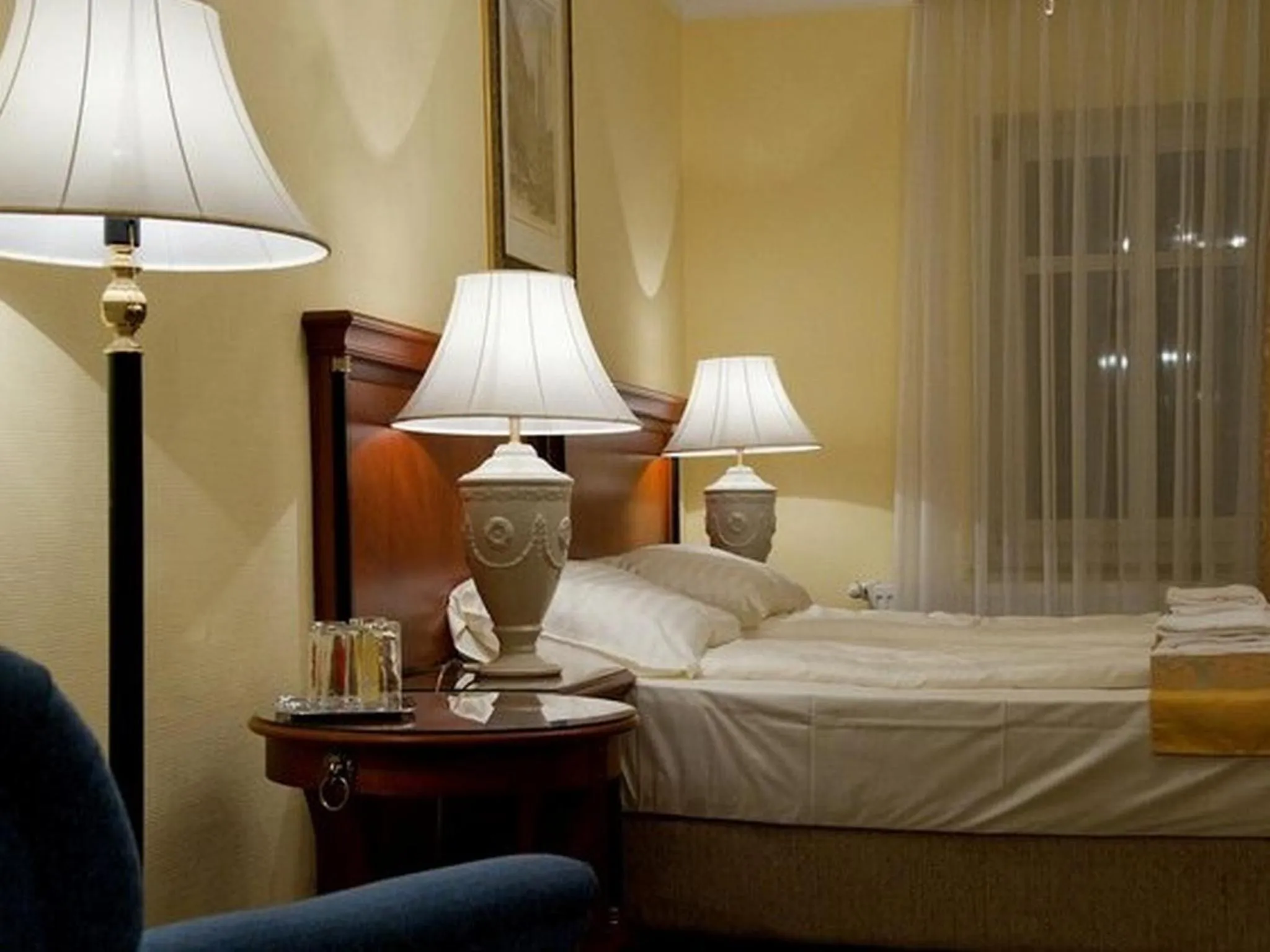 Bed in Hotel Villa Huber