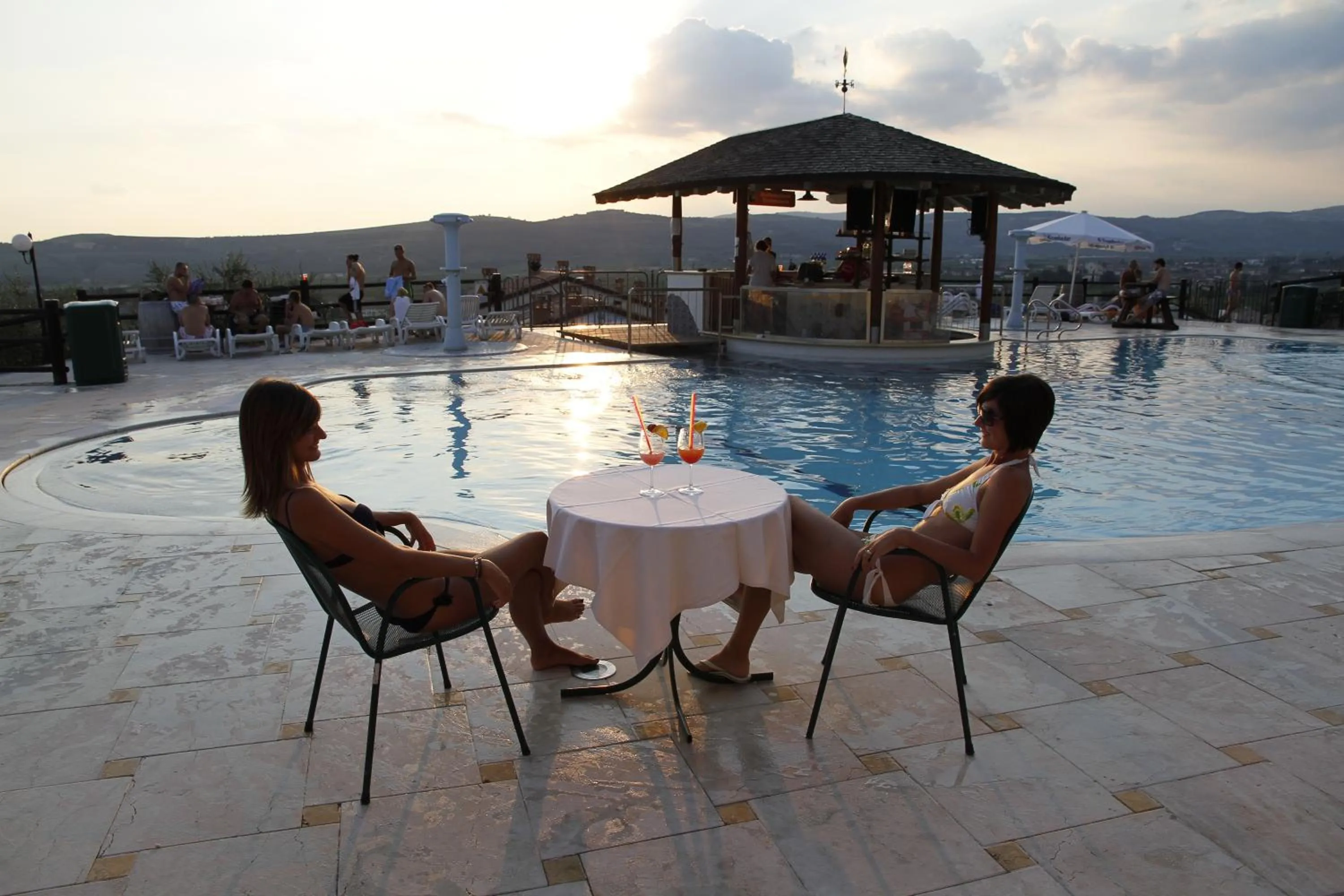 People in Sporting Hotel San Felice