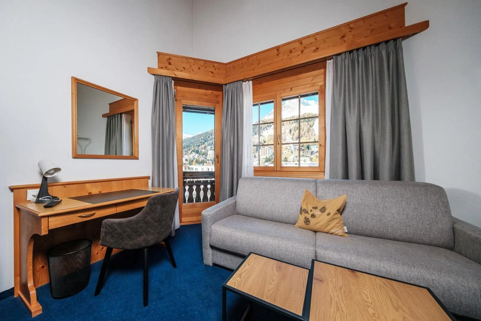 Bedroom in Hotel Bünda Davos