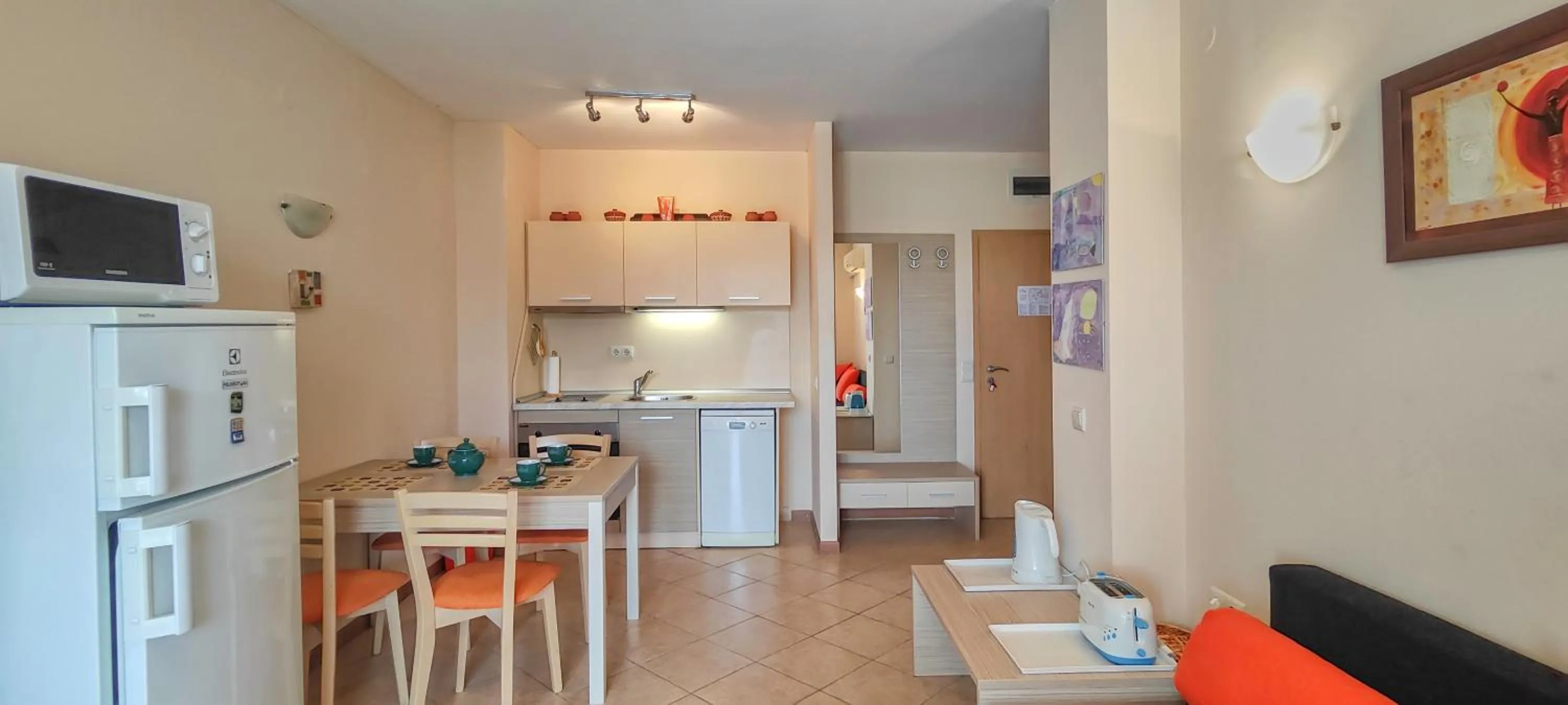 Living room in Royal Sun Apartments