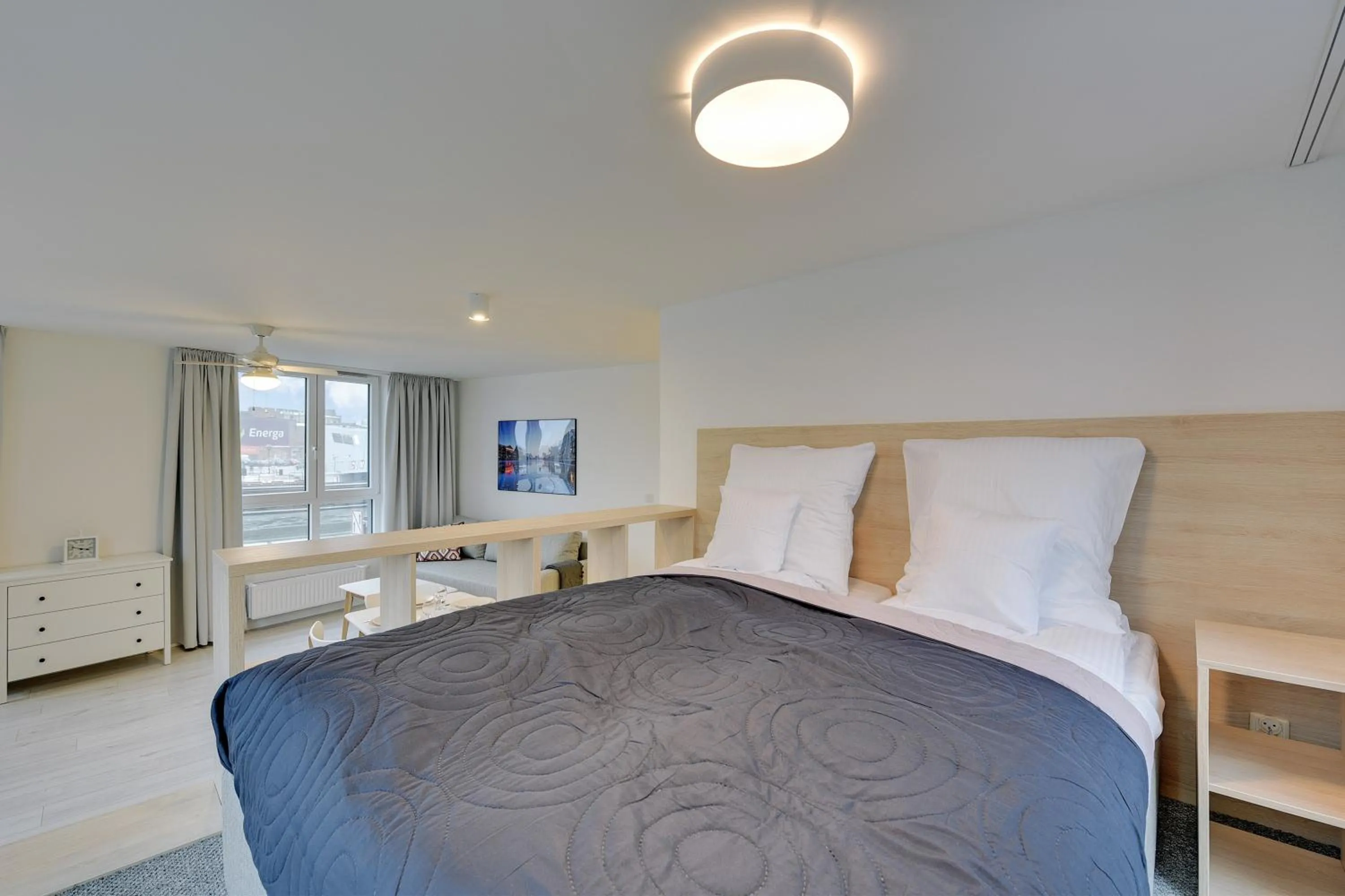 Bed in Chrobry Apartamenty Gdańsk Grodzka 10