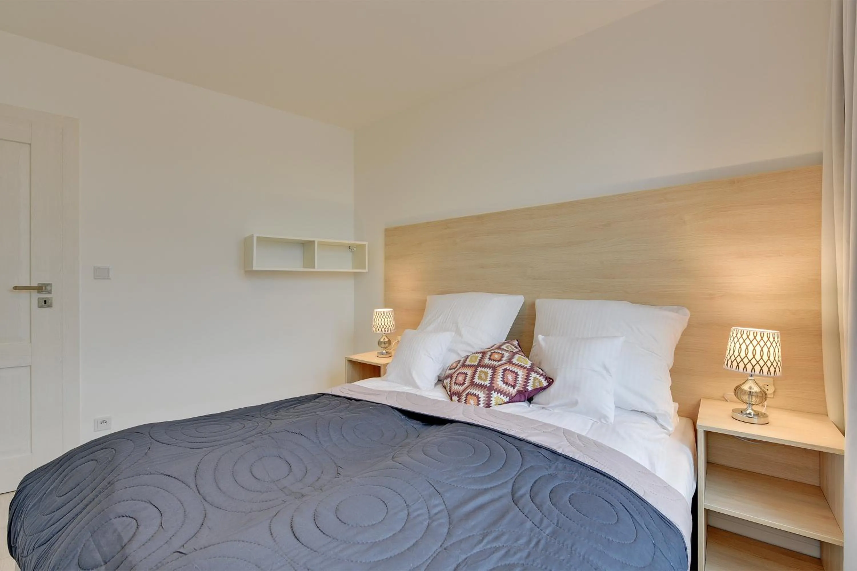 Bed in Chrobry Apartamenty Gdańsk Grodzka 10