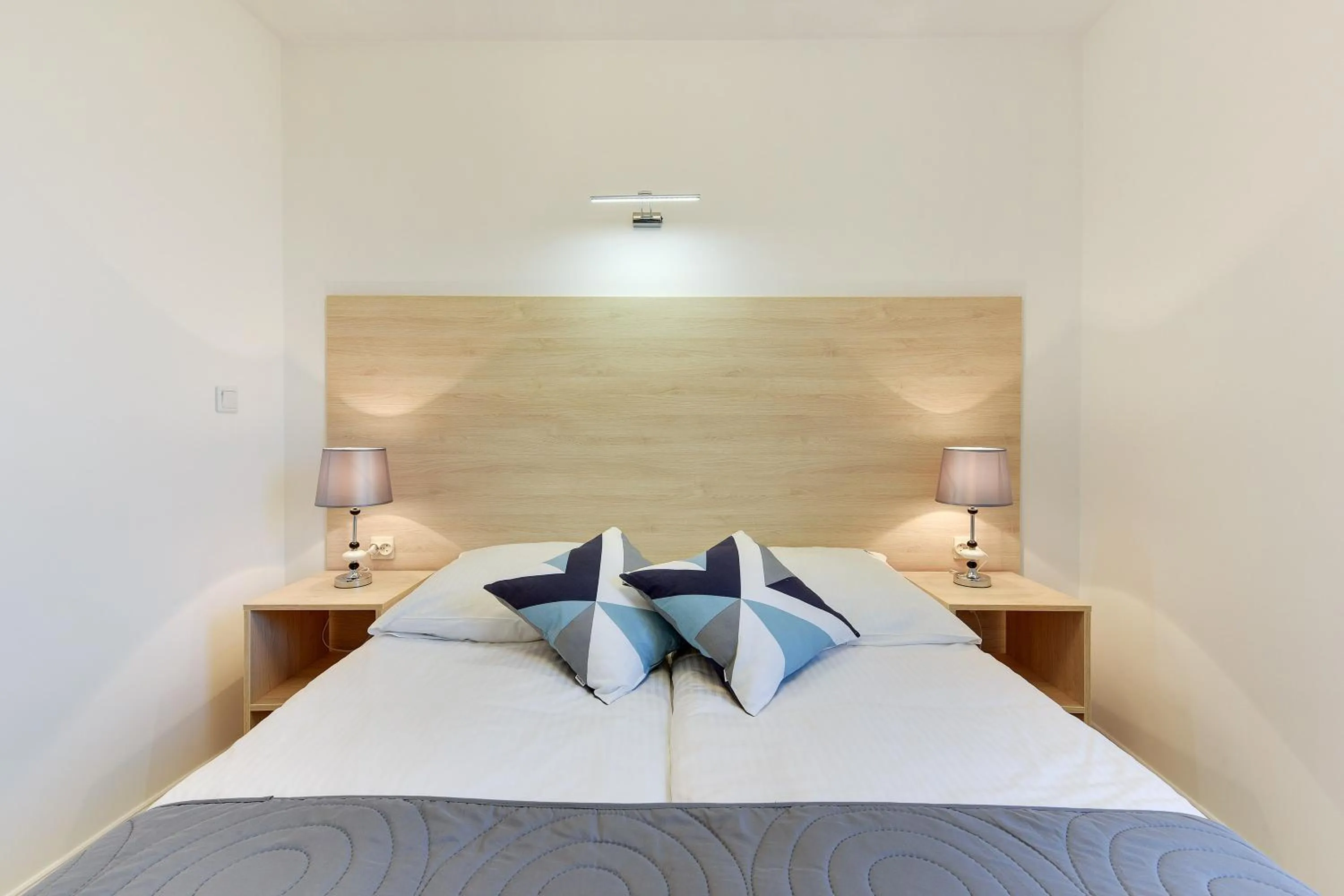 Bed in Chrobry Apartamenty Gdańsk Grodzka 10