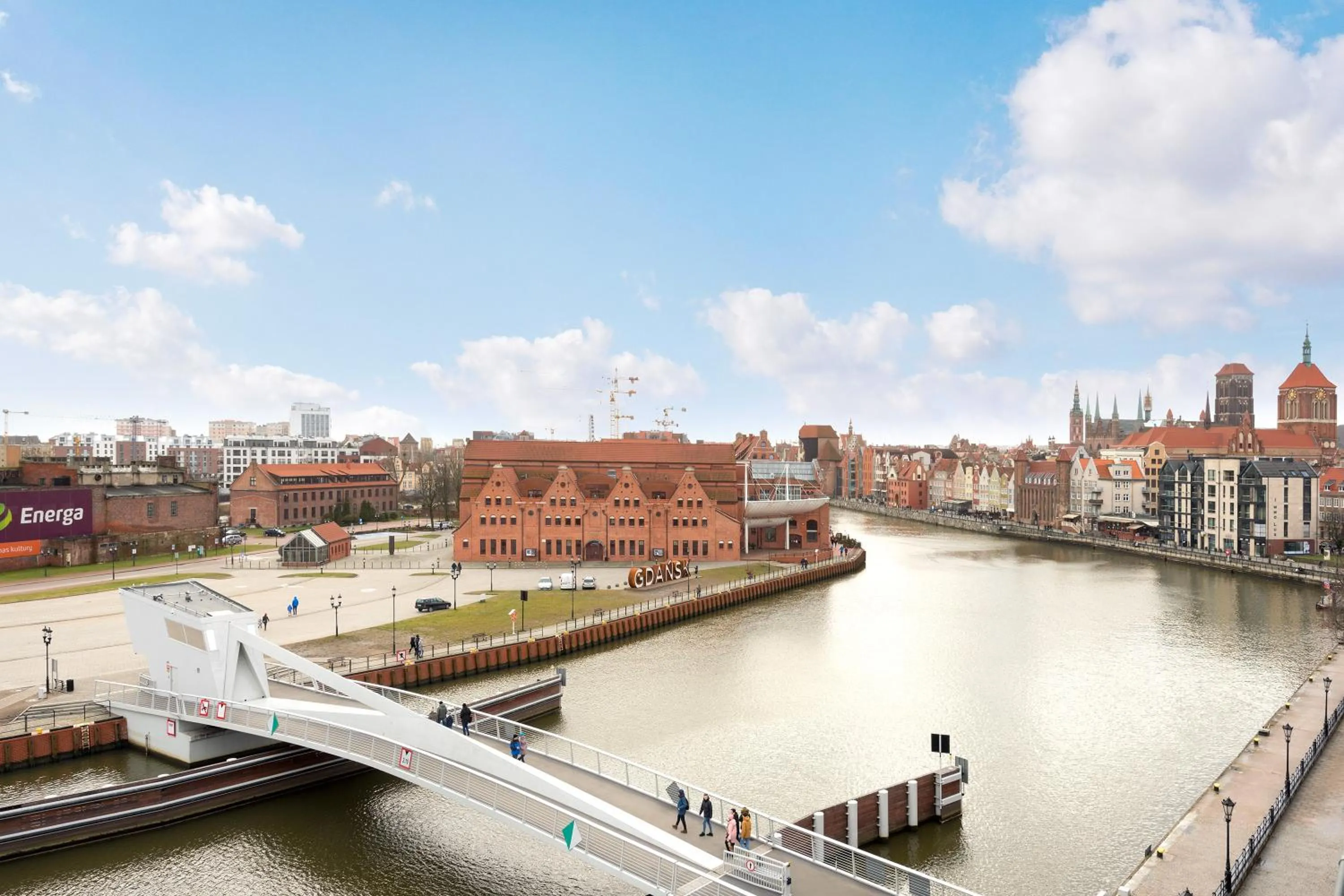 Bird's eye view in Chrobry Apartamenty Gdańsk Grodzka 10