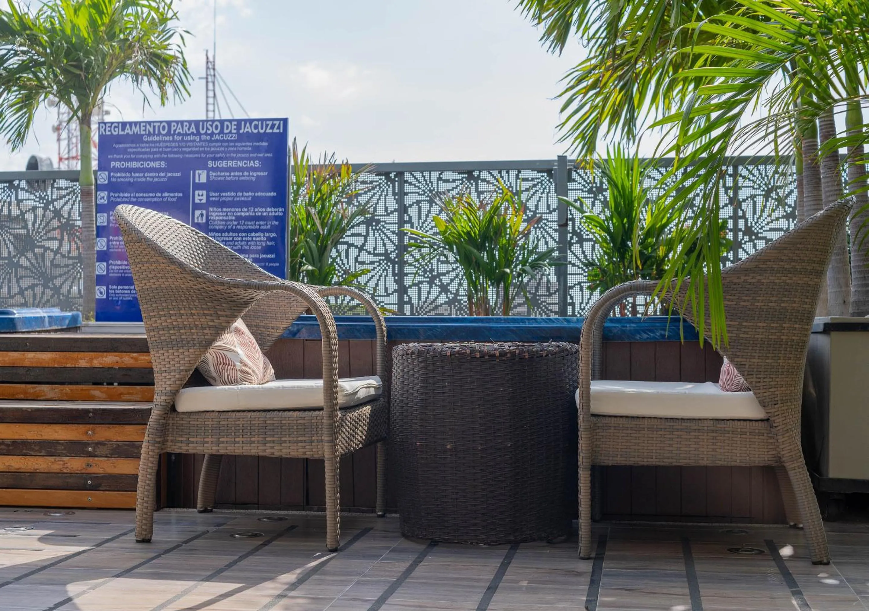 Balcony/Terrace in Hotel Perla Suite Santa Marta