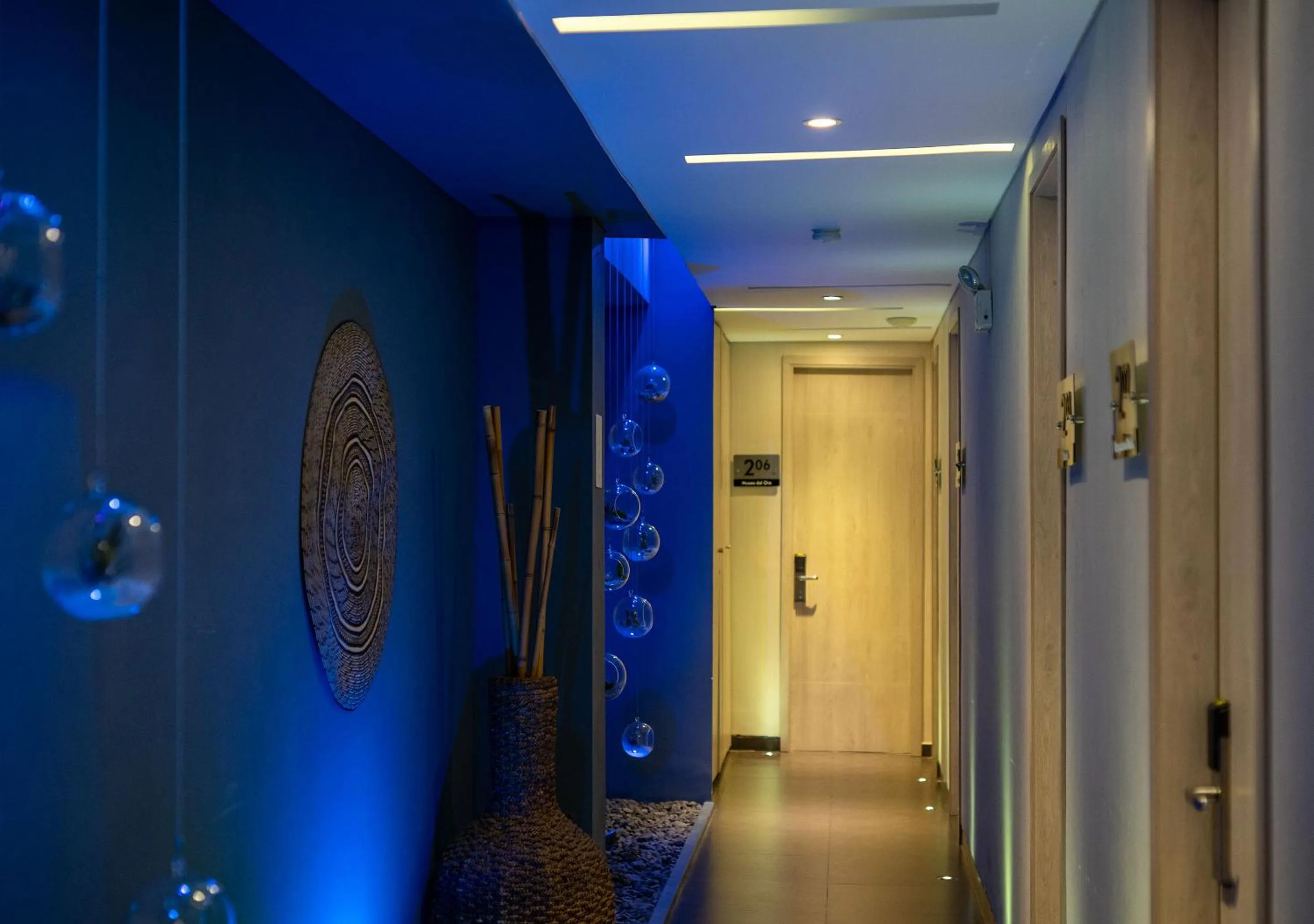 Decorative detail in Hotel Perla Suite Santa Marta