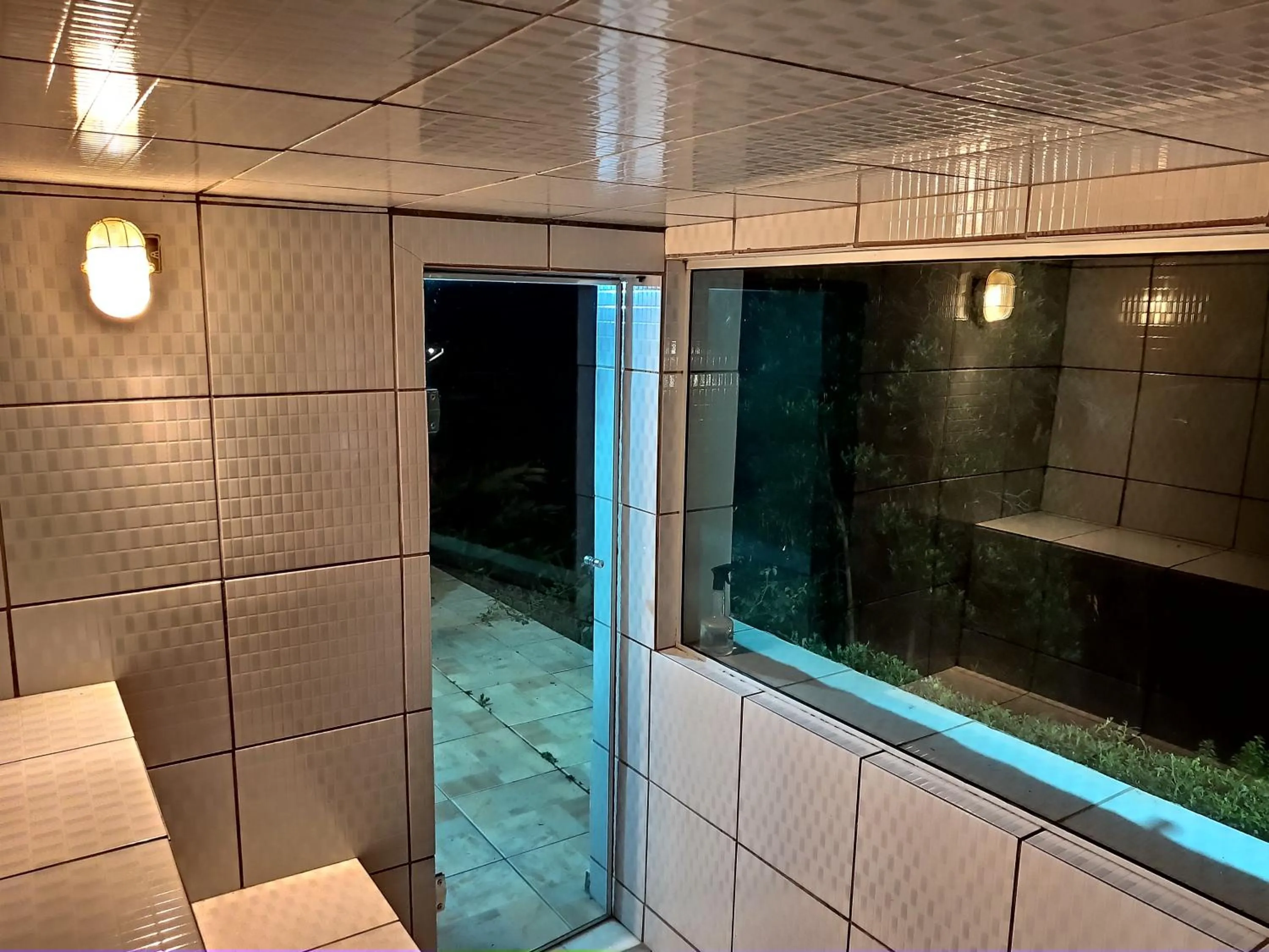 Steam room in Pousada Chale da Montanha