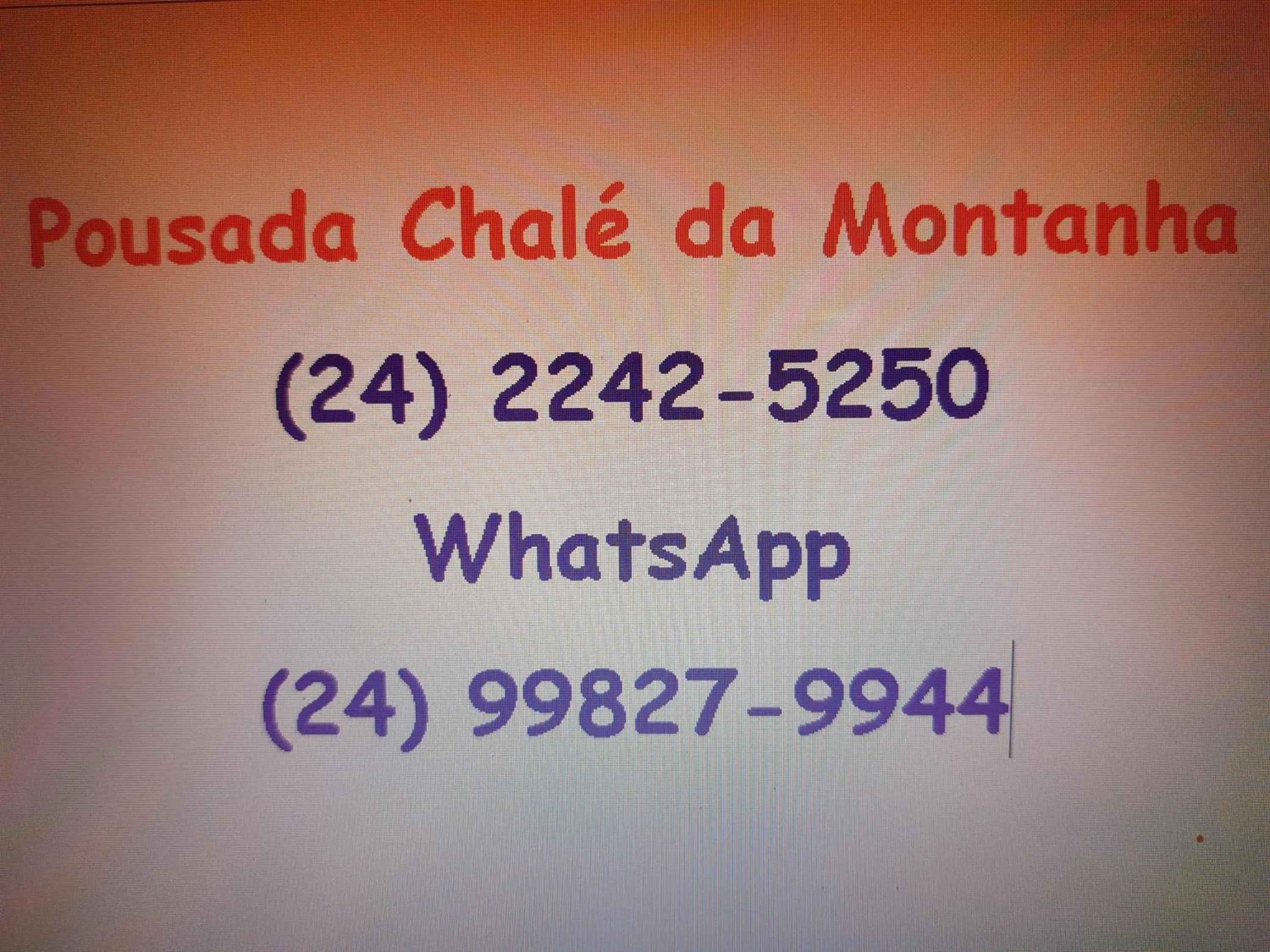 Property logo or sign in Pousada Chale da Montanha