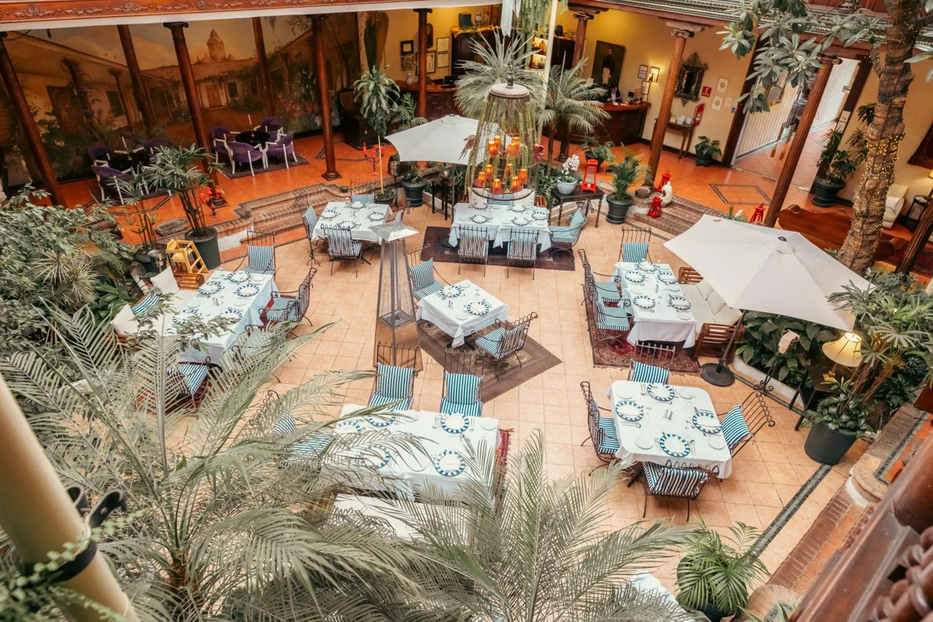 Patio in Hotel Boutique Santa Lucia