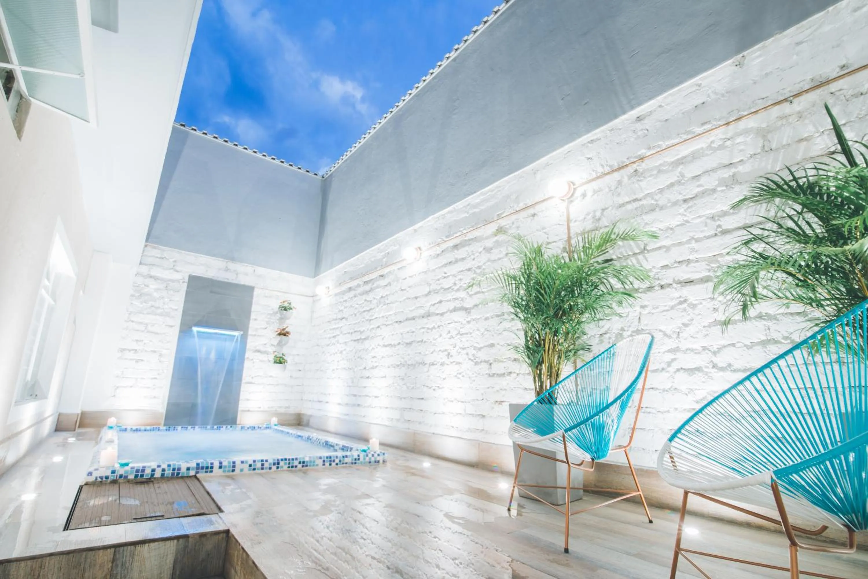 Patio in Casa Mendoza Hotel Boutique