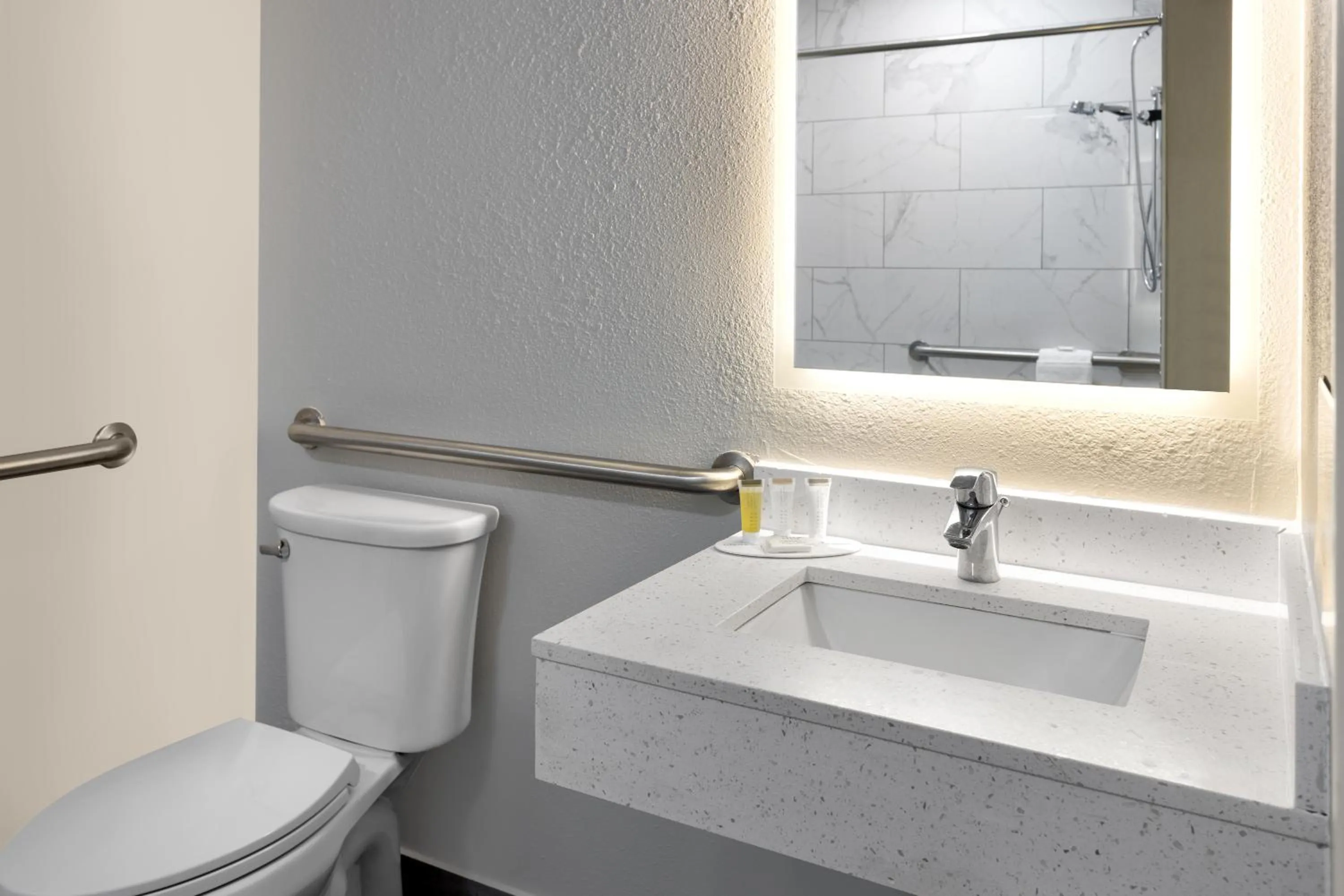 Bathroom in Microtel Inn and Suites Dover