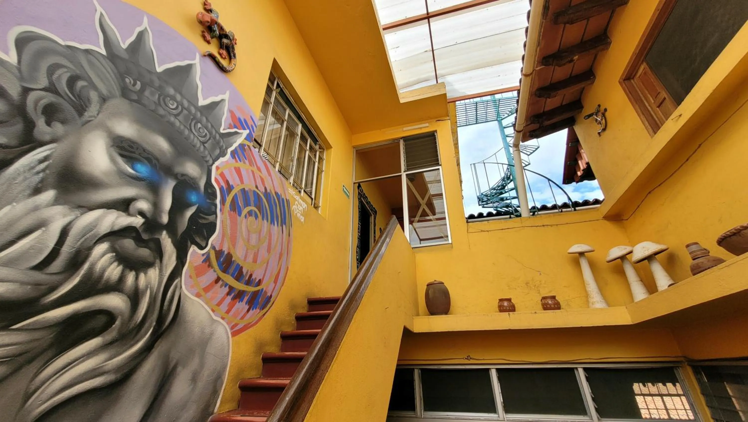 Property building in Casa Kraken Hostel