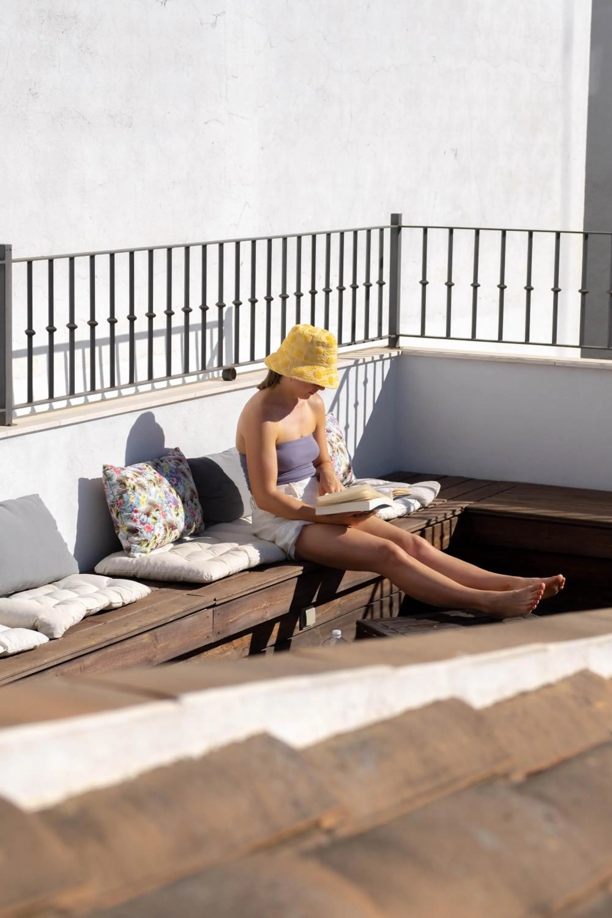 Balcony/Terrace in U-Sense For You Hostel Sevilla